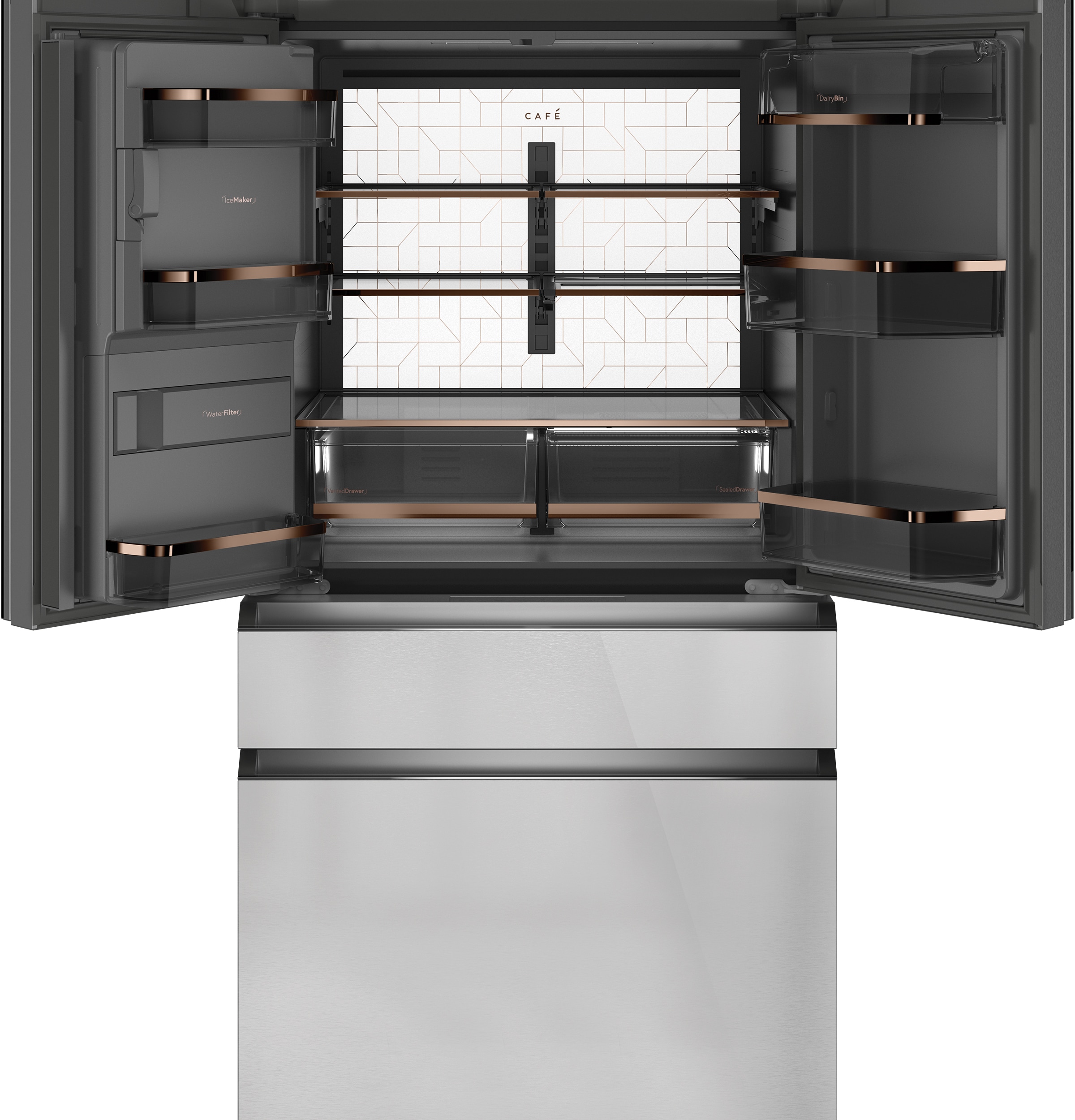 Cafe CVE28DM5NS5 French-Door-Refrigerators - View #10