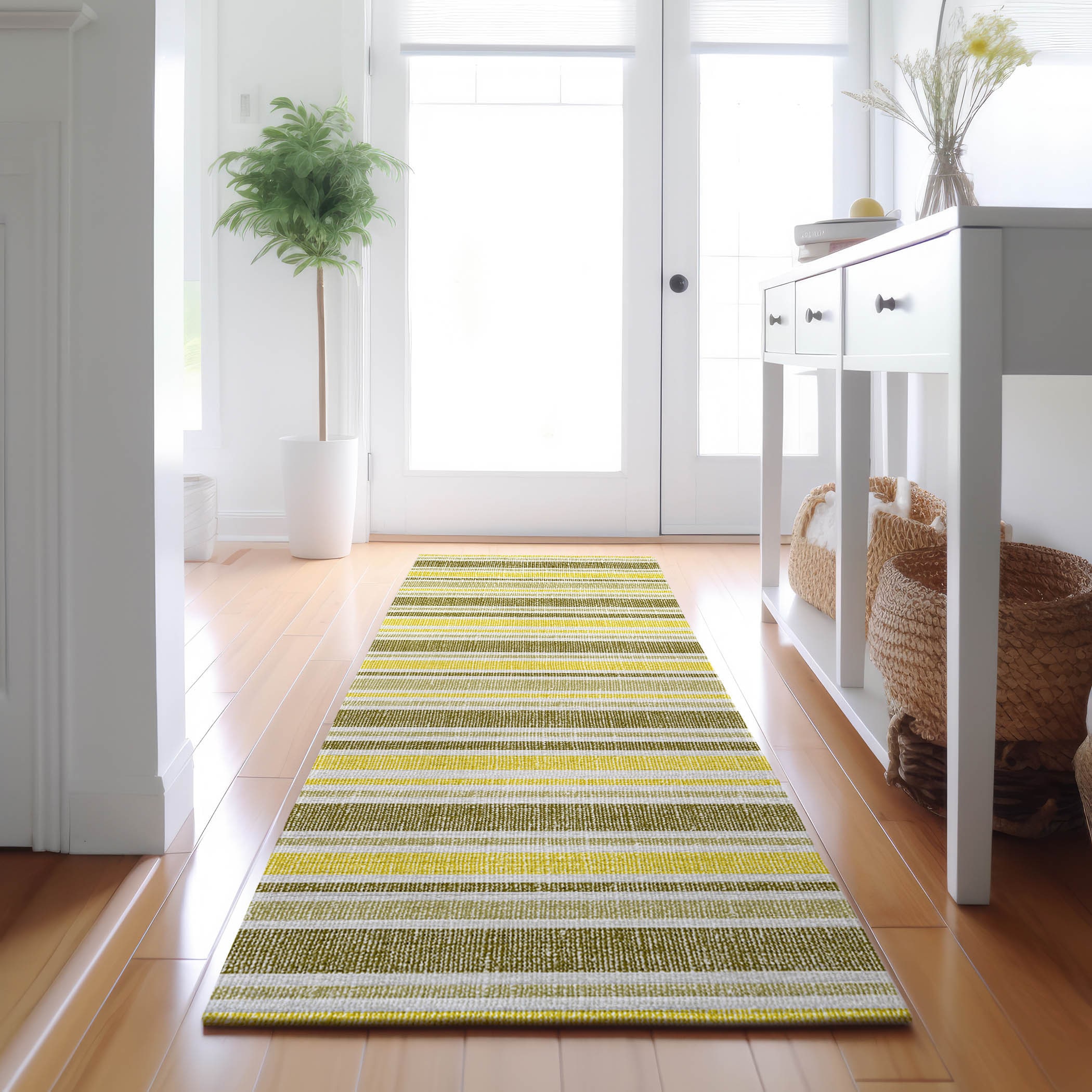 Addison Rugs AMF554PP3X5 Mayfield AMF554PP 3 x 5 (ft) Loomed Polyester Purple Rectangular Indoor Geometric Machine washable Area rug