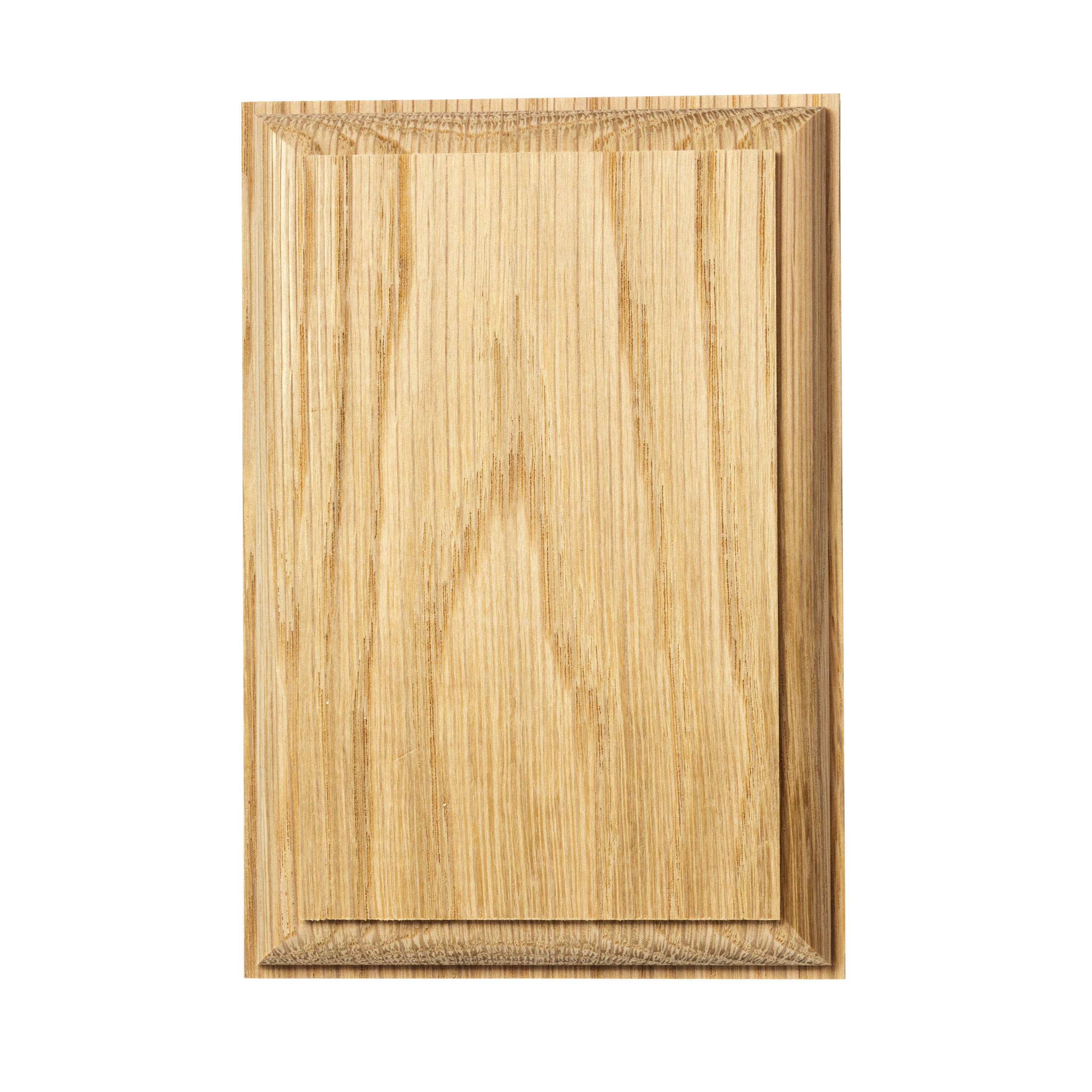 Crown Heritage 4977027SQ 4.4375-Inches x 6.5-Inches Square Unfinished White oak Wood Rosette