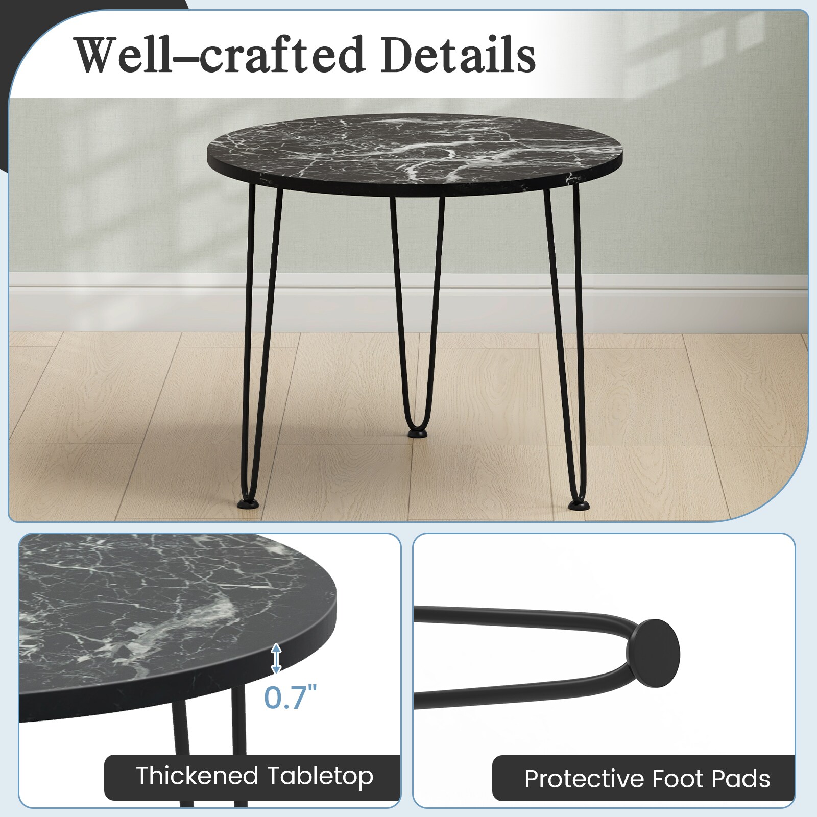 Fenbeli LJMLSFENHY276 End-Tables - View #9