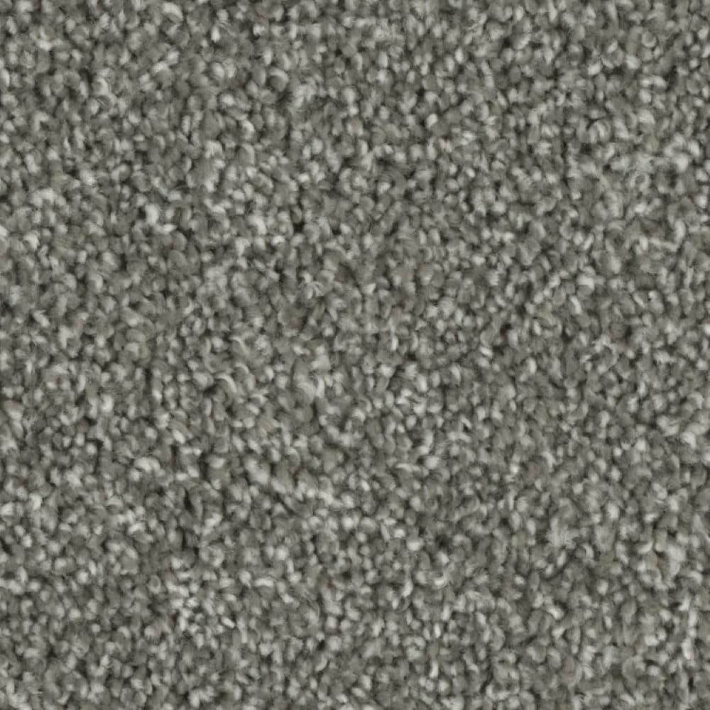 Style Selections R2930-111-S (Sample) Legacy Gray 30-oz sq yard Polyester Textured Indoor Carpet