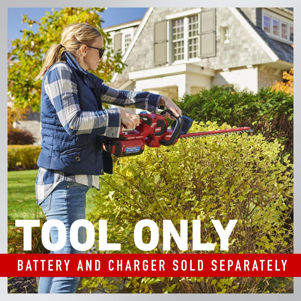 Toro Flex-Force 60-volt Max 24-in Battery Hedge Trimmer (Battery and Charger Not Included) 51840T Sansujyuku sansujyuku.com