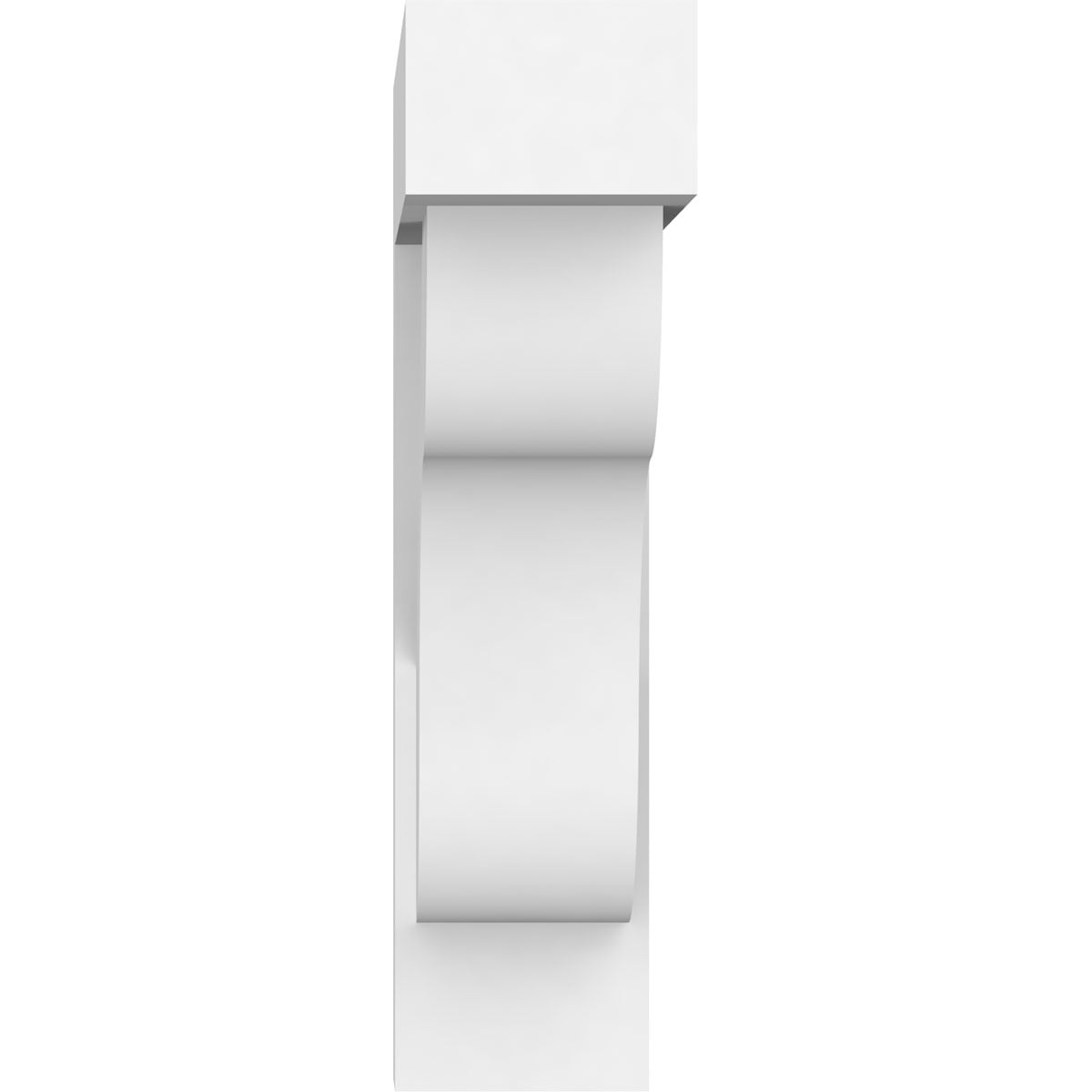 Ekena Millwork BKTP03X12X12CAR05 Exterior-Brackets-Braces - View #2