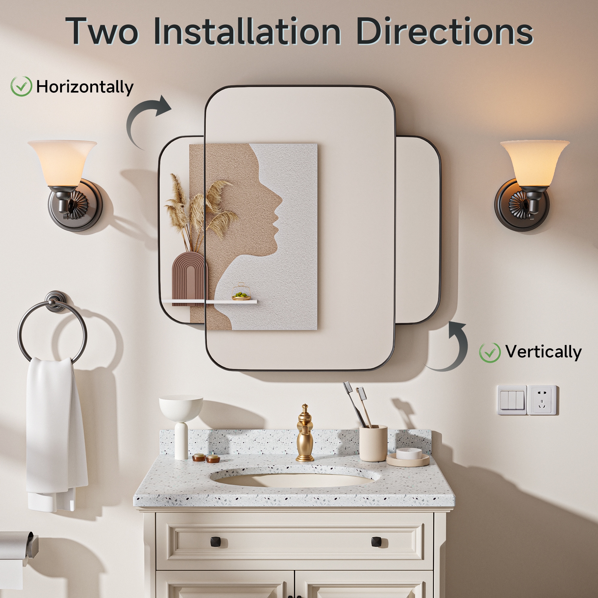 FurniFusion SF-Y-4032-B Decor-Mirrors - View #8