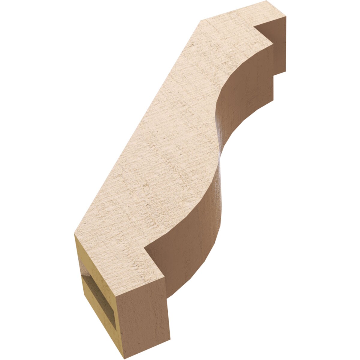 Ekena Millwork BRCUR03X14X14CHGRCPR corbels - View #7
