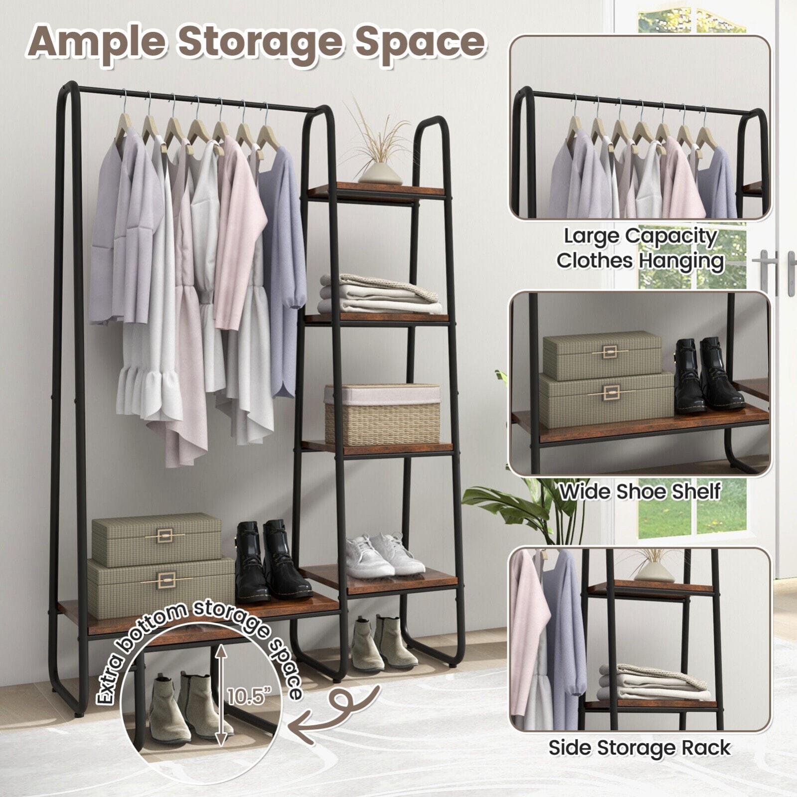 LIVIZA INS-66162BK Garment-Racks - View #4
