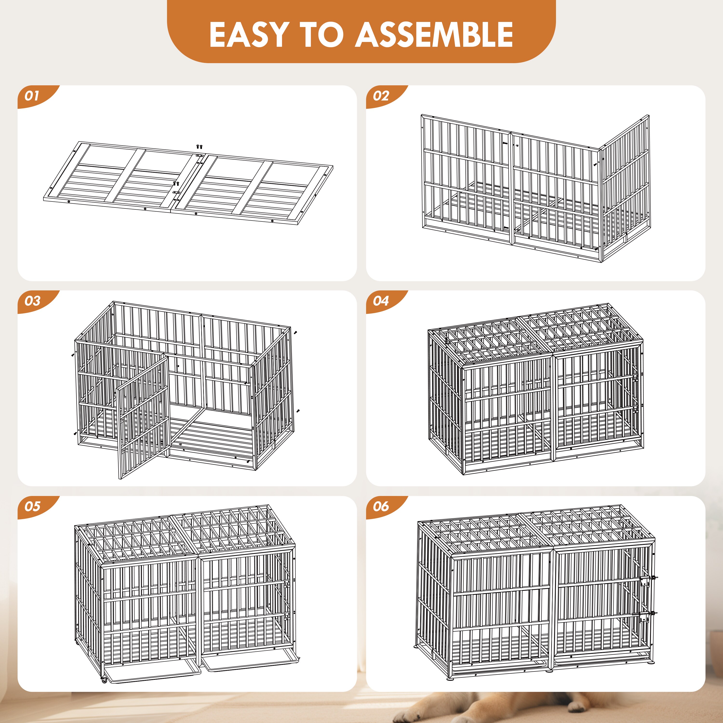 LOVMOR SF-X-W206P288989 Pet-Crates-Carriers - View #3