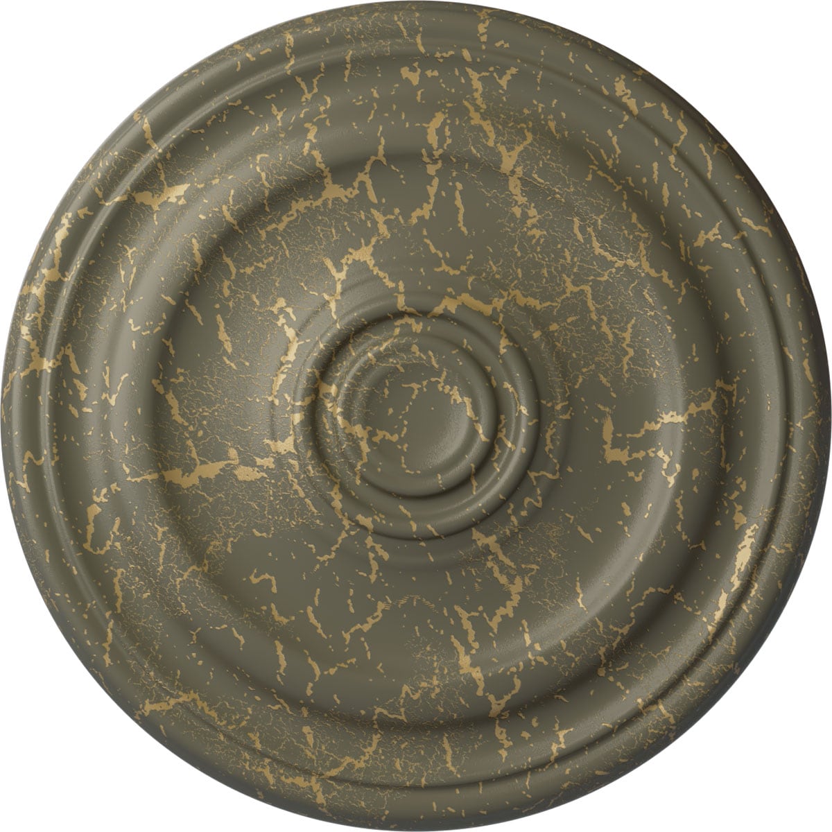 Ekena Millwork CM16KPWHC Kepler Traditional 15.875-in W x 15.875-in L Witch Hazel Crackle Polyurethane Ceiling Medallion