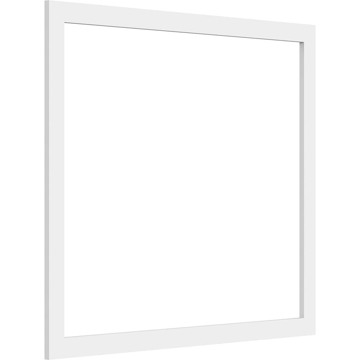 Ekena Millwork WALP30X26X037PRE 30-in x 26-in Smooth Paintable/Stainable White PVC Fretwork Wall Panel (