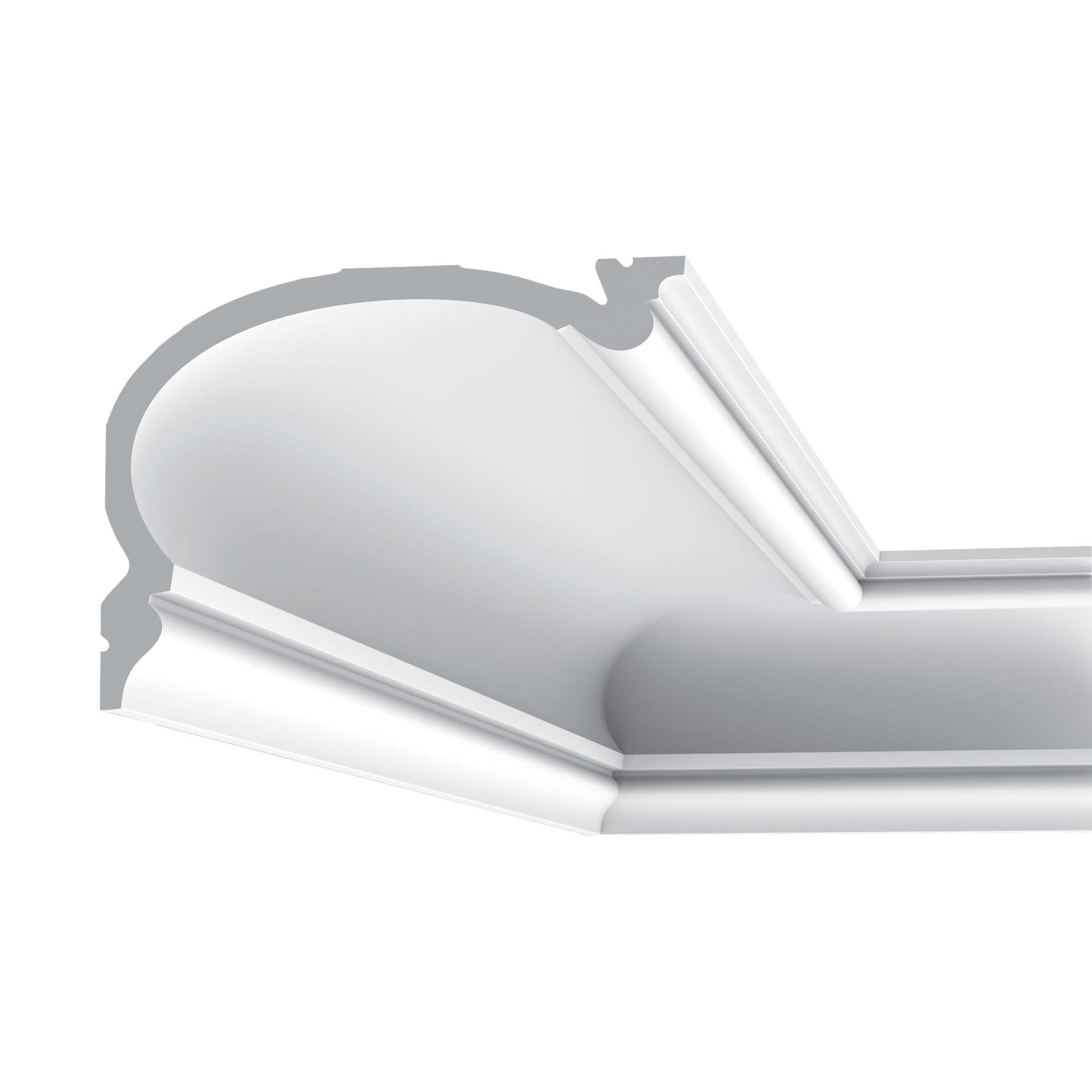 Orac Decor C342 9-1/4-in x 78-in Primed Polyurethane Crown Moulding