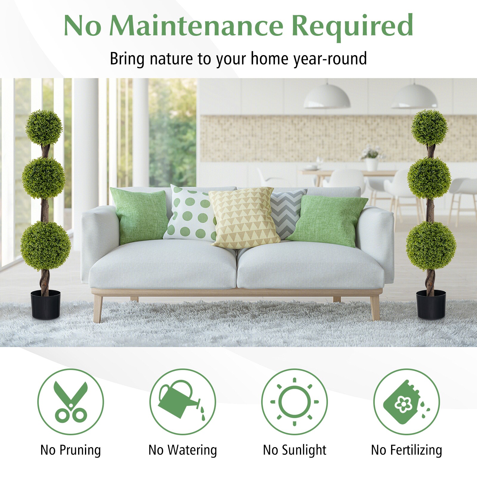 YERIVA FP232CTHZ1 Artificial-Plants-Trees - View #3