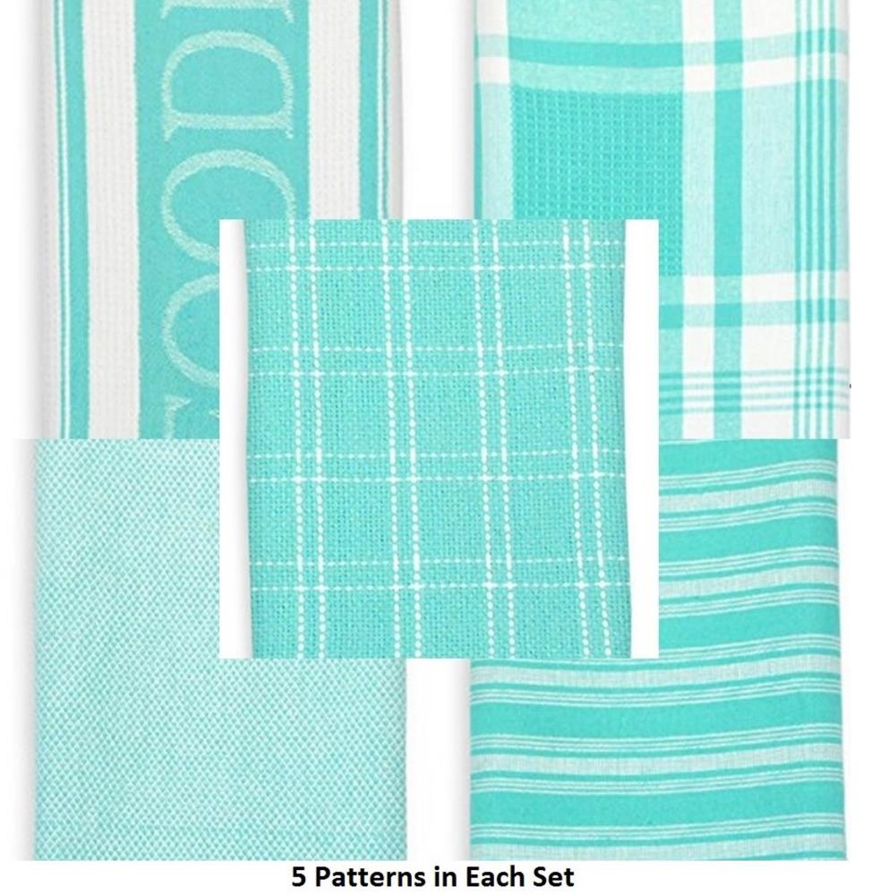 Assorted Aqua Kitchen Towels  Aqua kitchen, Turquoise kitchen