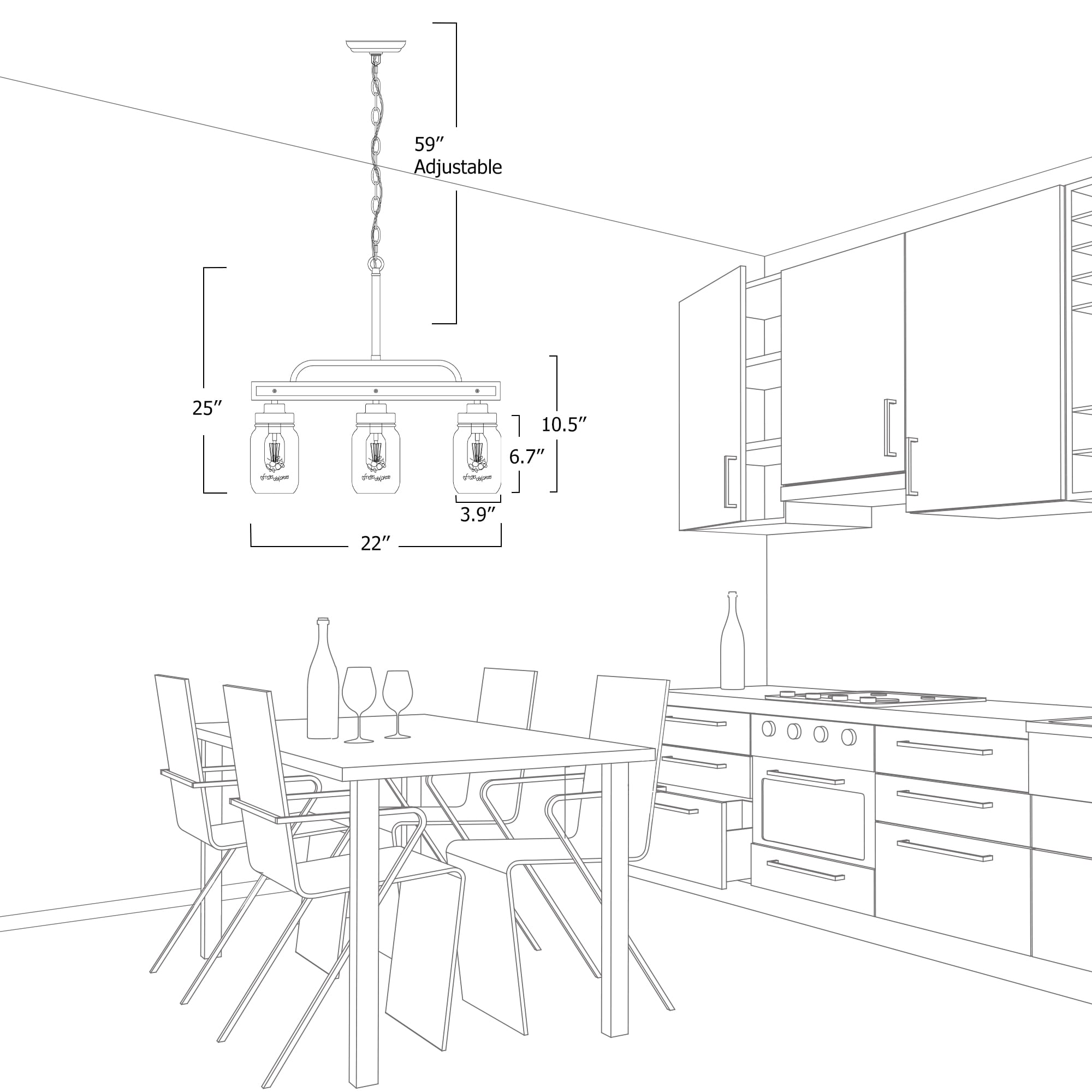LNC JM2UEBLWS3511P6 Pendant-Lights - View #9