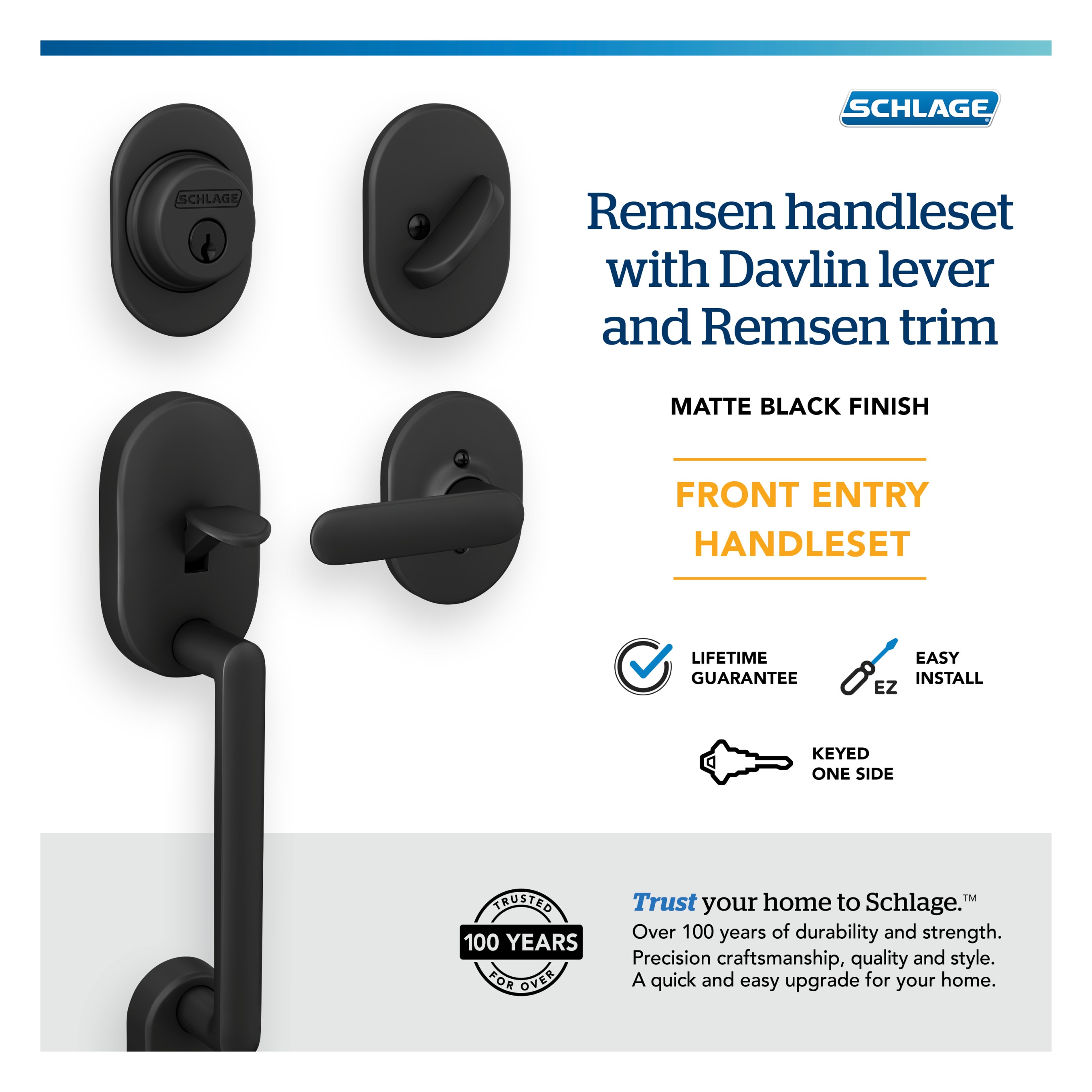 Schlage F60 RMN 622 DAV RMN handlesets - View #7