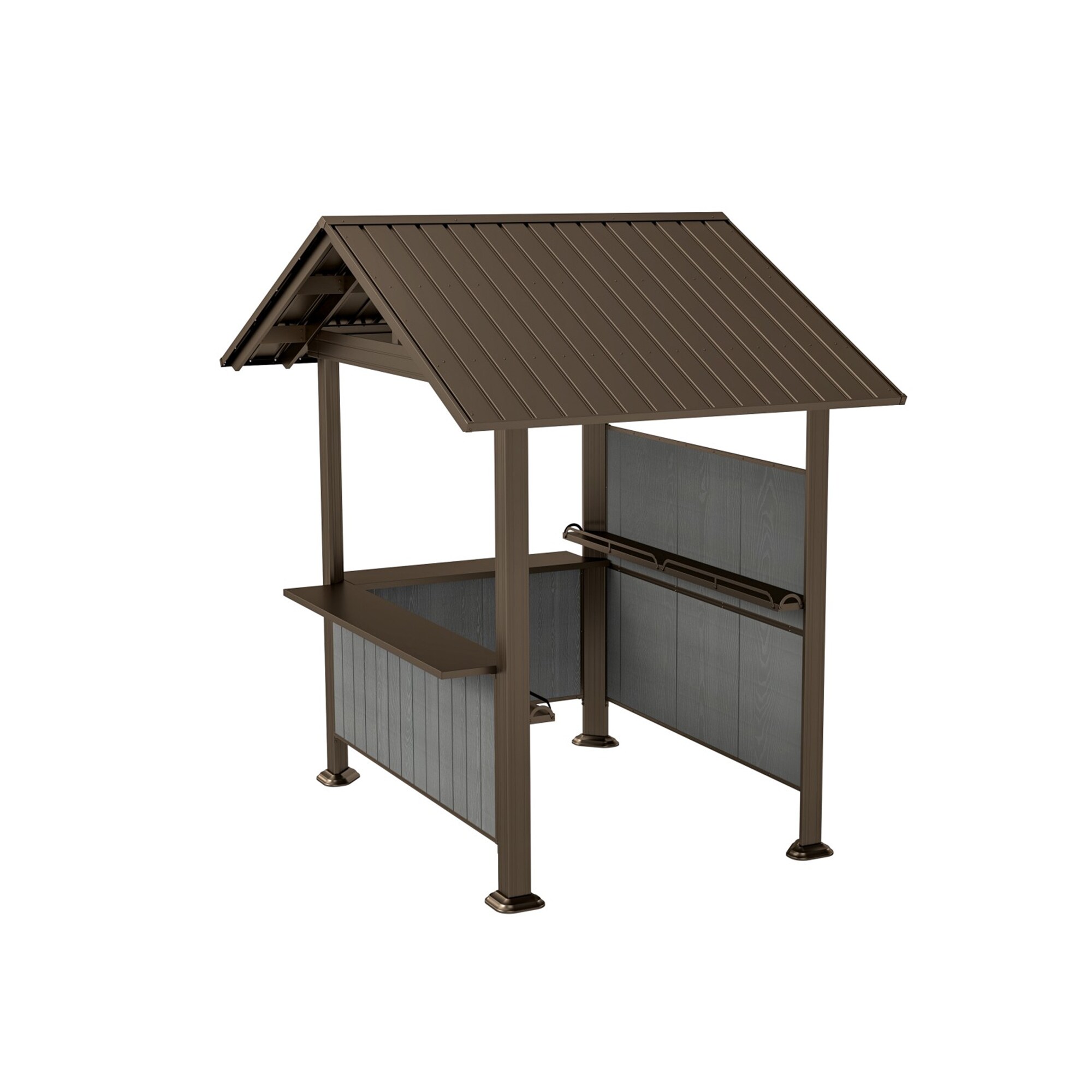 ToolCat LS1-128-HWP Wood-Resin-Gazebos - View #2