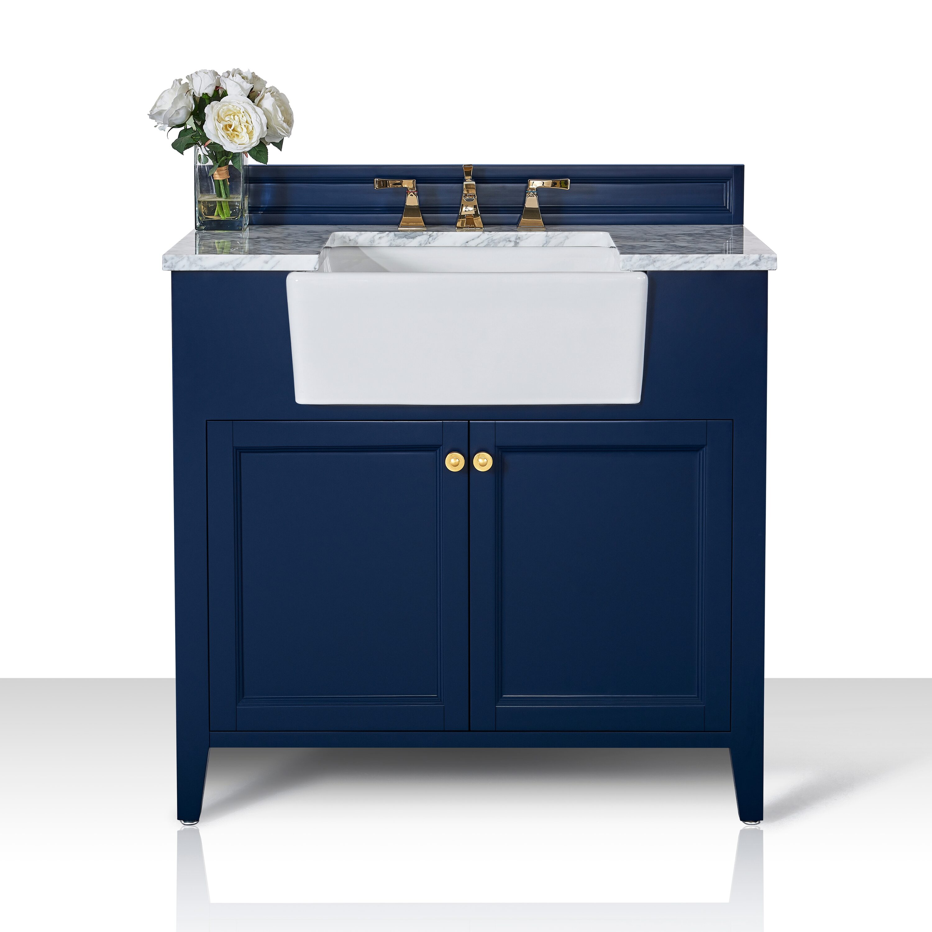 Ancerre Designs VTSADELINE36HBCWGD Bath-Vanity-Combo - View #3