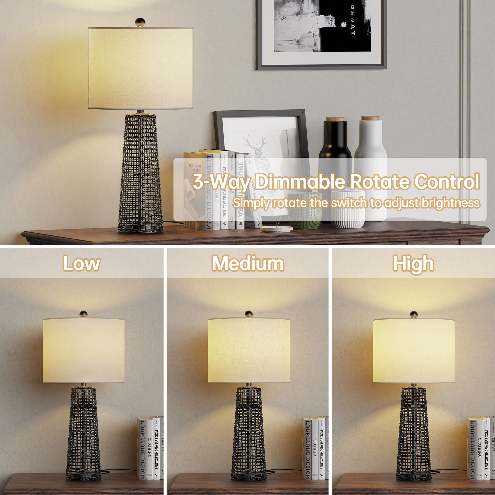 Maxax T212-BK Table-Lamps - View #6