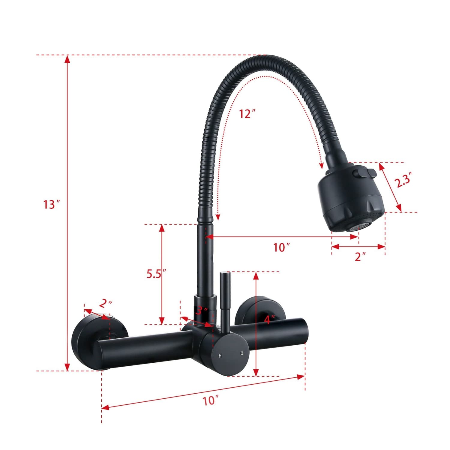 OGETFUUR L5ZQYA812PUF01 Laundry-Tub-Faucets - View #3