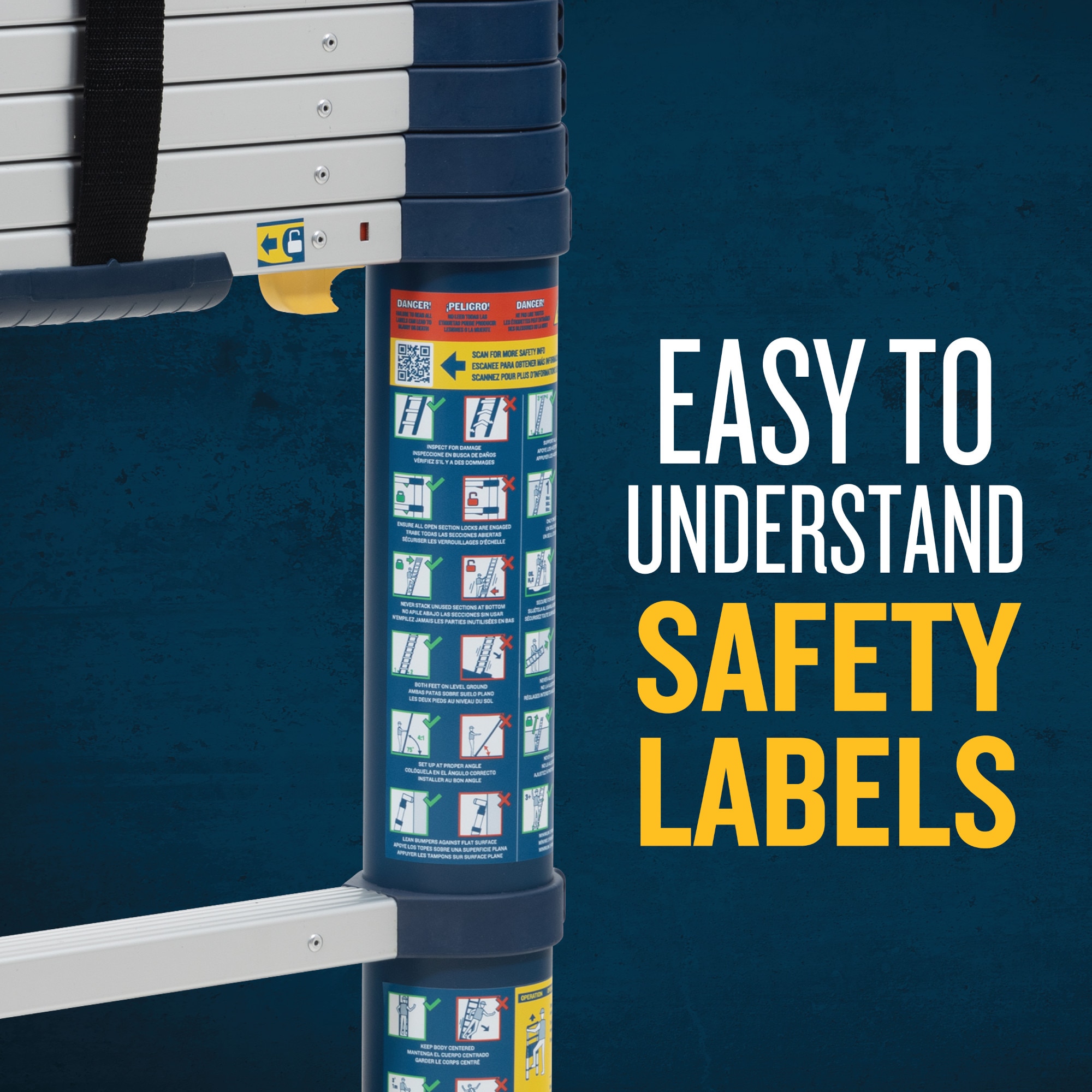 Werner TS1250 Extension-Ladders - View #14