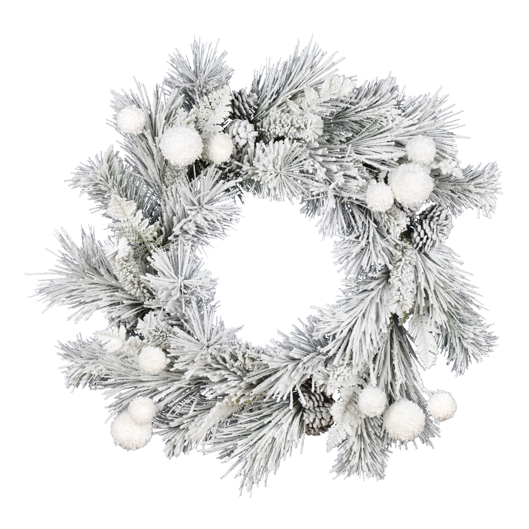 Vickerman D191130 30-in Indoor Green Pine Artificial Christmas Wreath