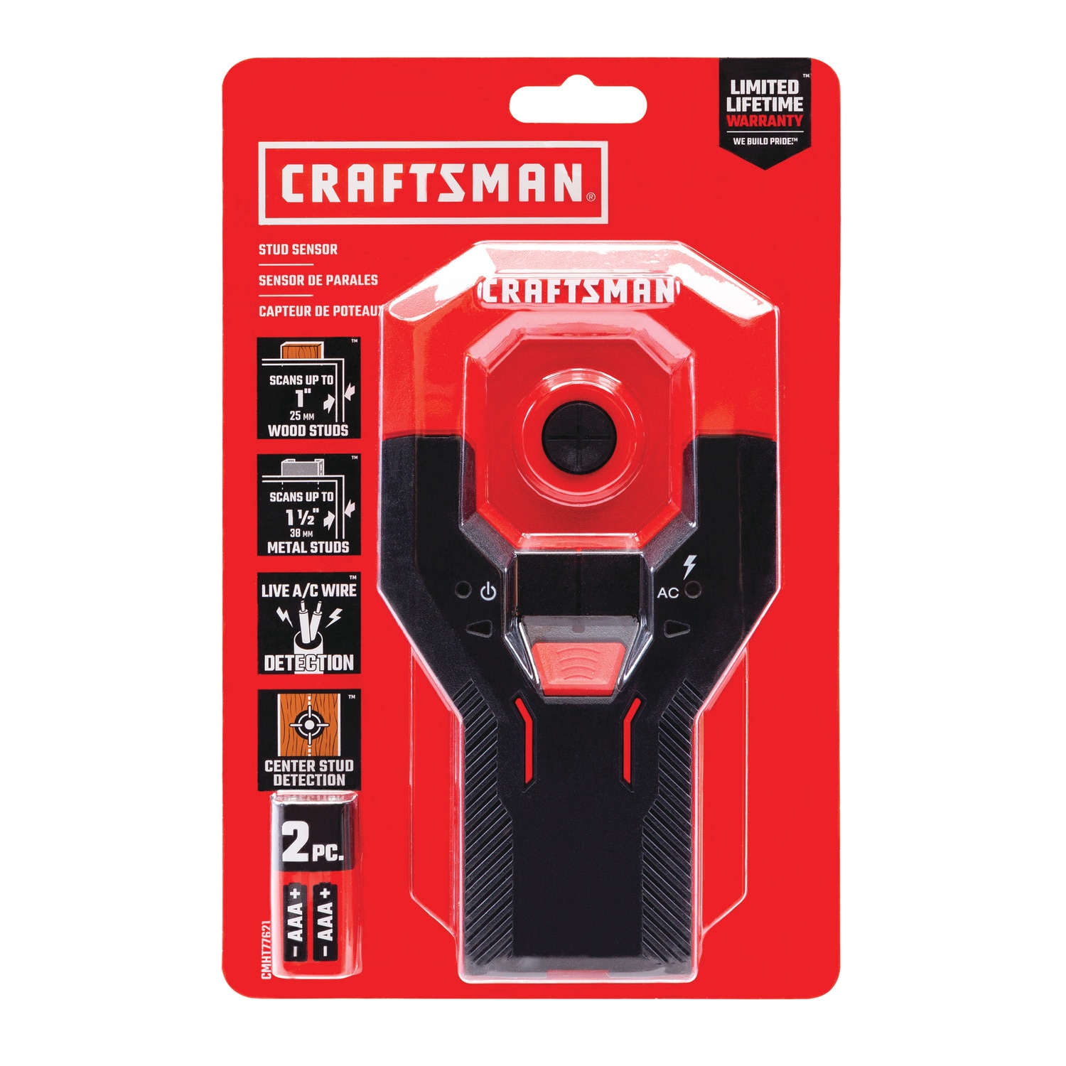 CRAFTSMAN 1.5-in Scan Depth Electric/Metal/Wood Finder in the Stud ...