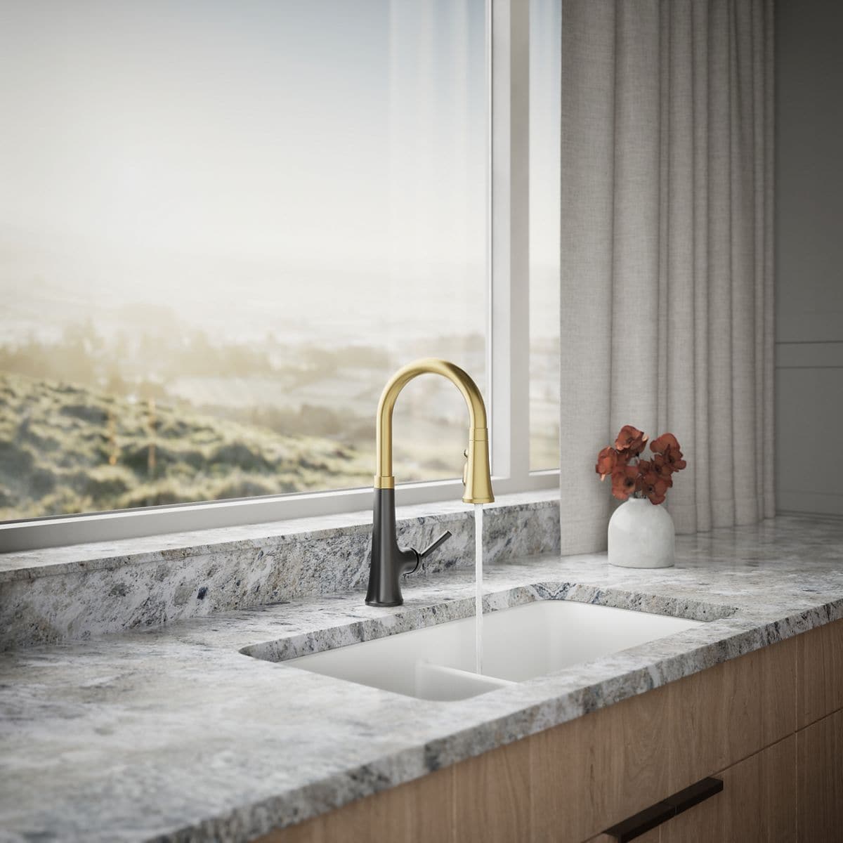 KOHLER K-23764-BMB Kitchen-Faucets - View #4