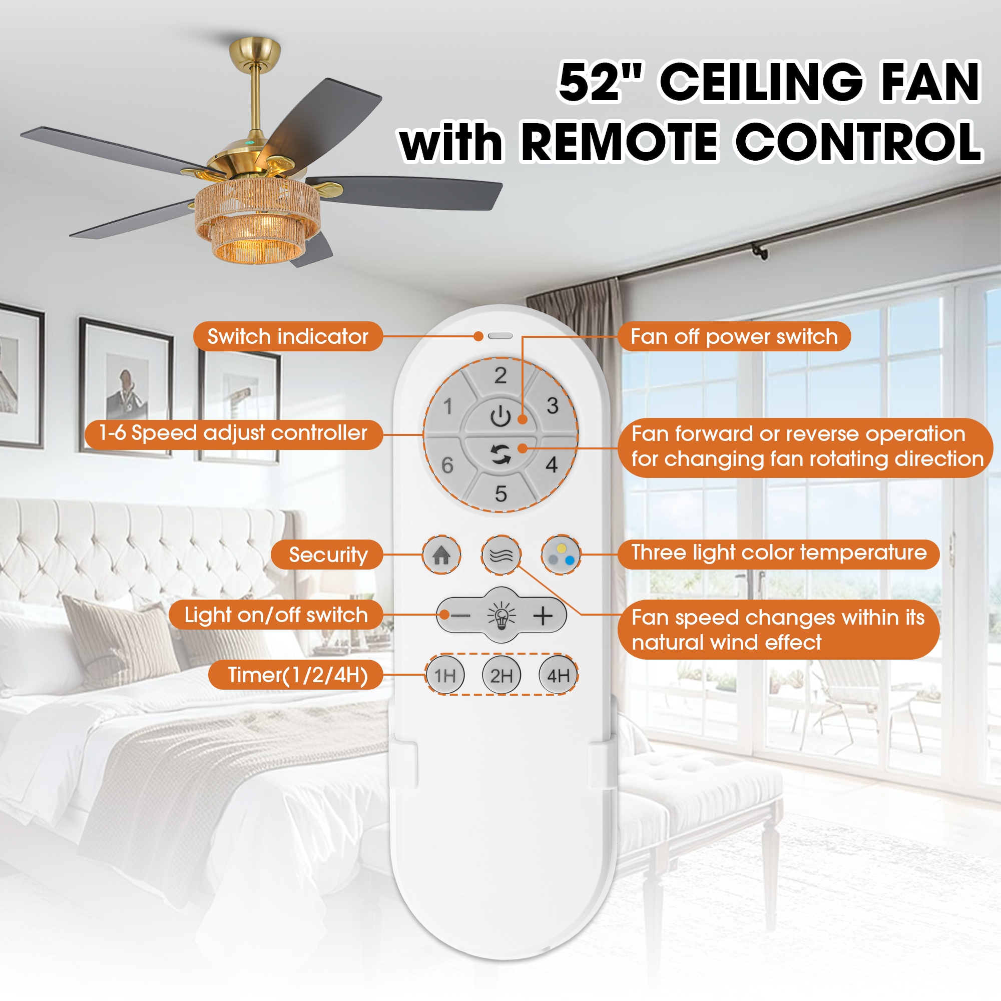 Parrot Uncle F6391110V Ceiling-Fans - View #6