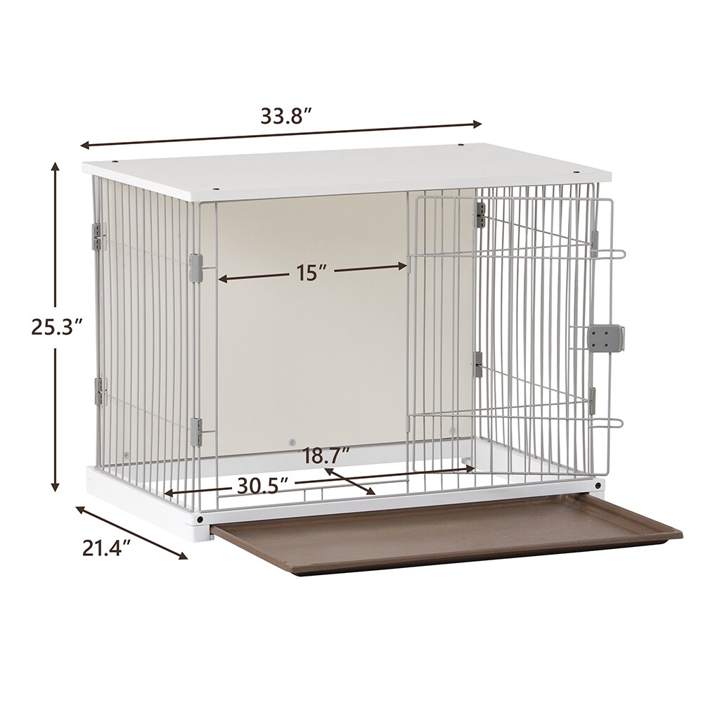 Topcraft White Dog Crate Pan at Lowes.com