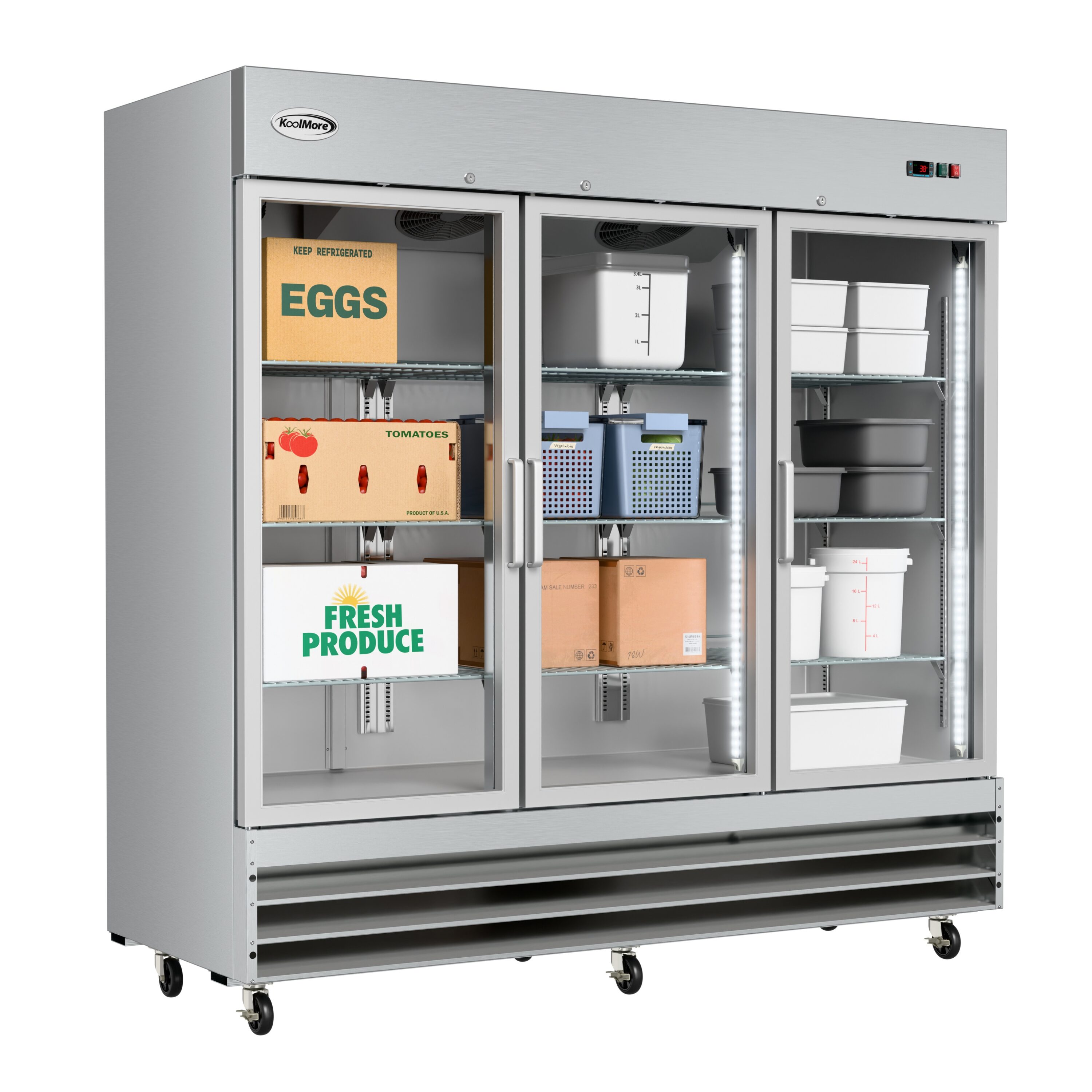KoolMore R81-3G Commercial-Refrigerators - View #4