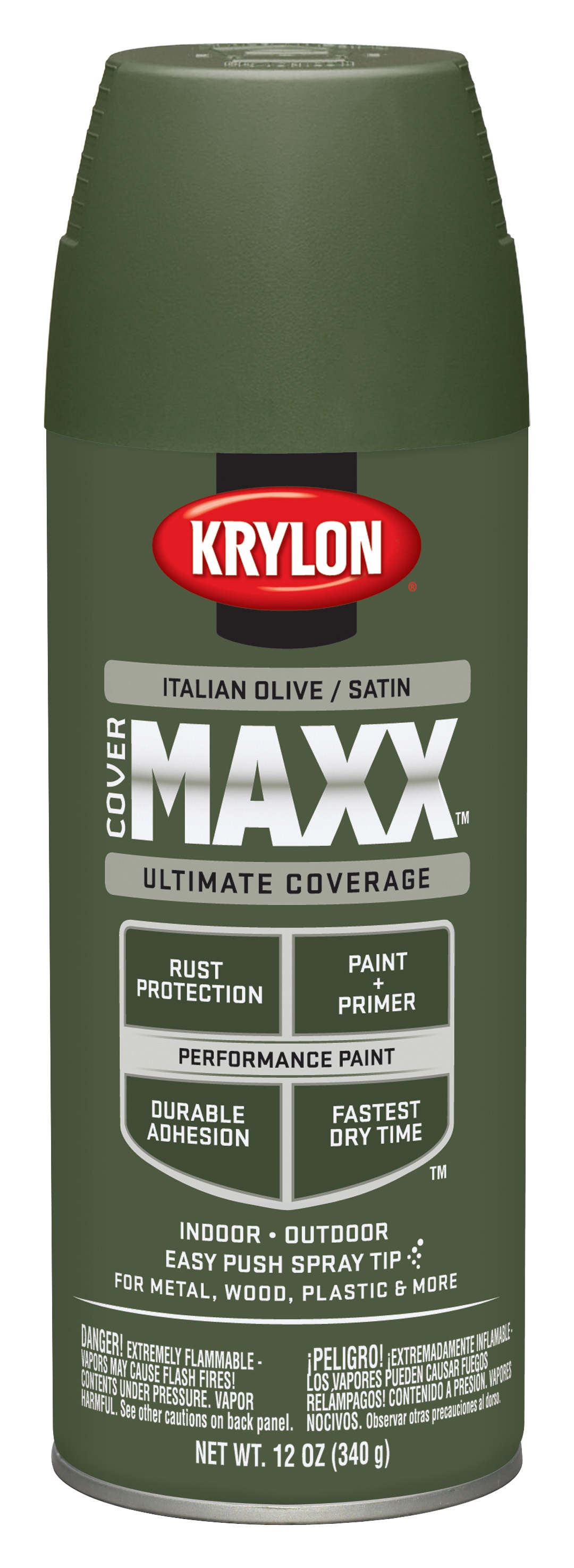 Krylon Professional Satin Stainless Steel Spray Paint (NET WT. 15-oz) at