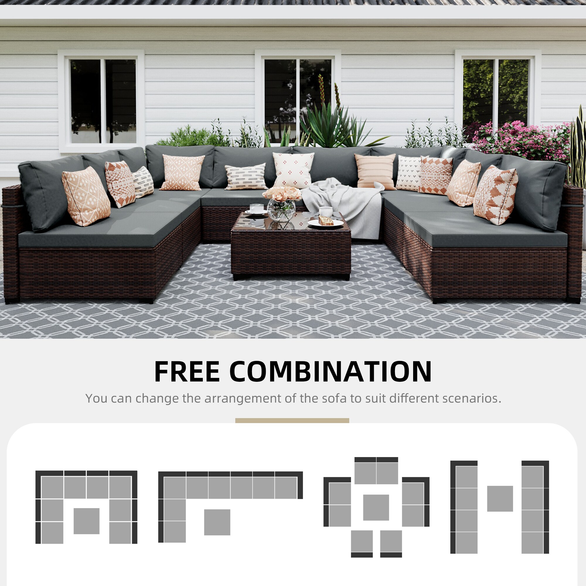 UPHA US1TBSF250533 Patio-Conversation-Sets - View #4