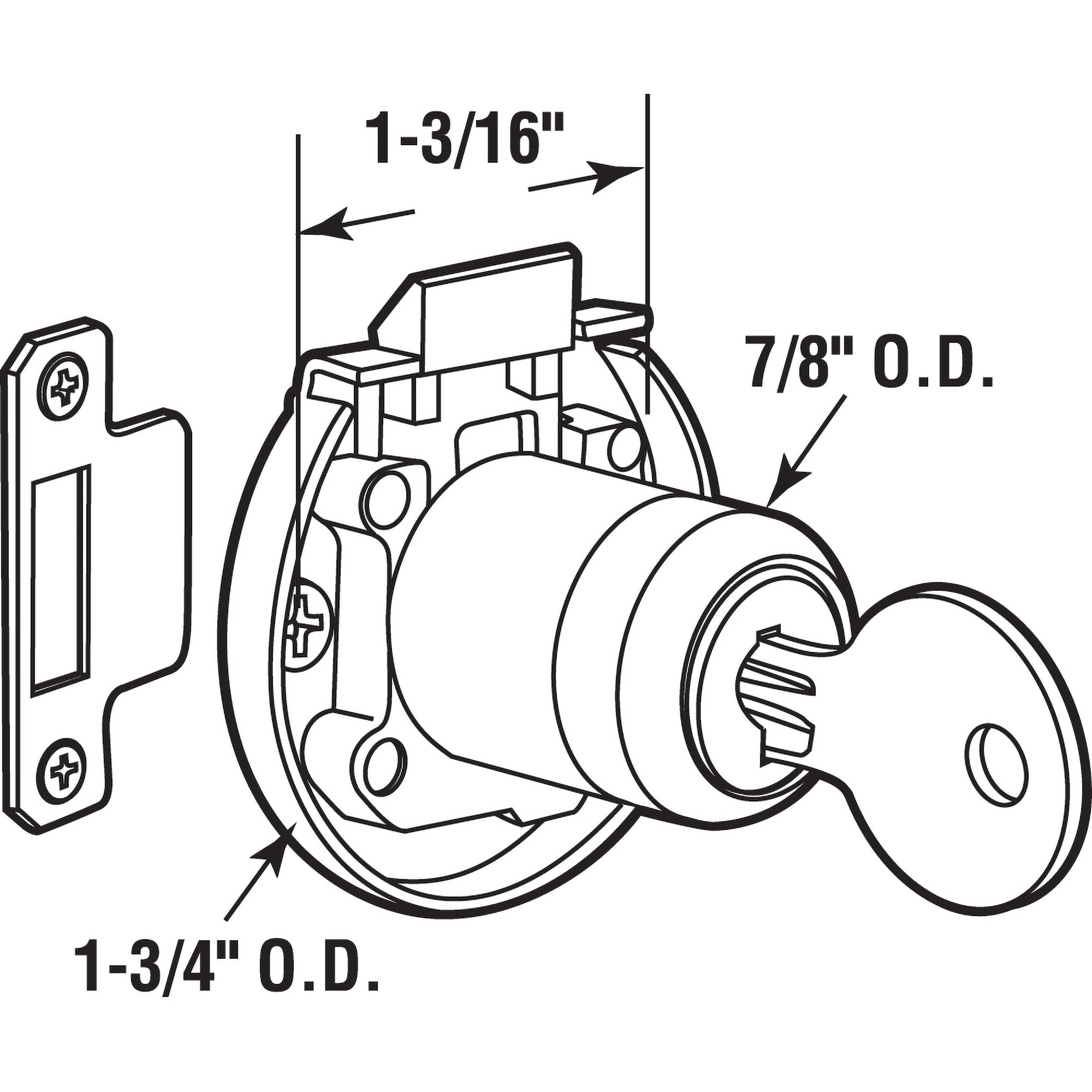Prime-Line U 10667 Cabinet-Latches - View #2