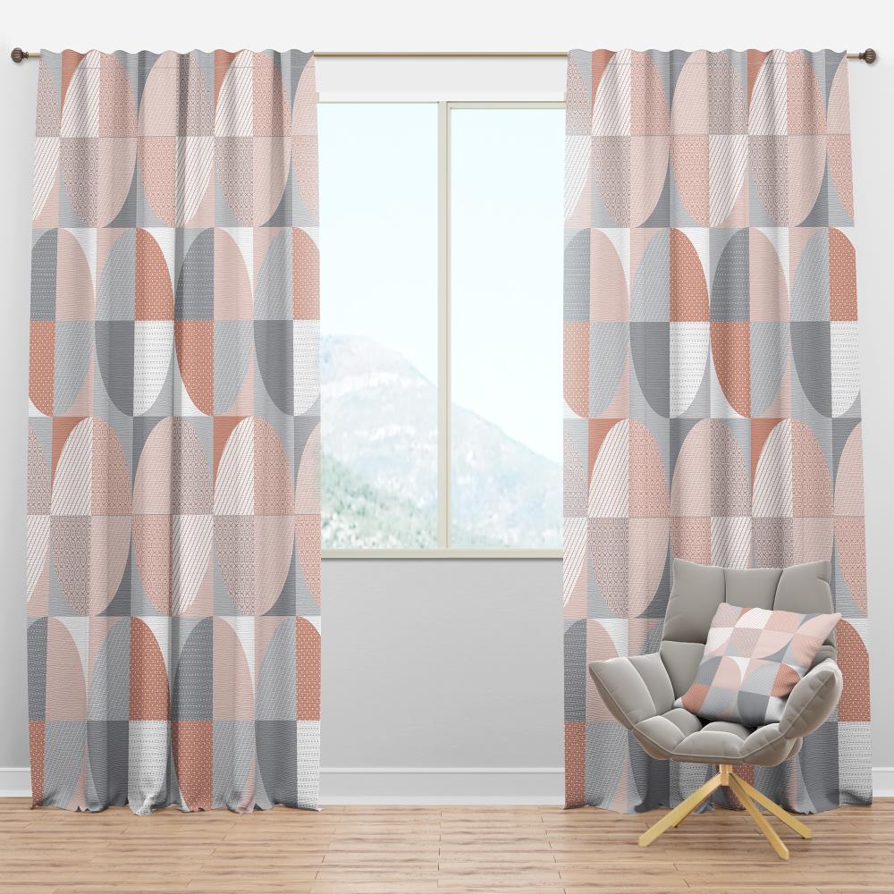 Designart CTN24305-52-108 108-Inches Multi-Color Room darkening Thermal lined Rod pocket Single curtain panel