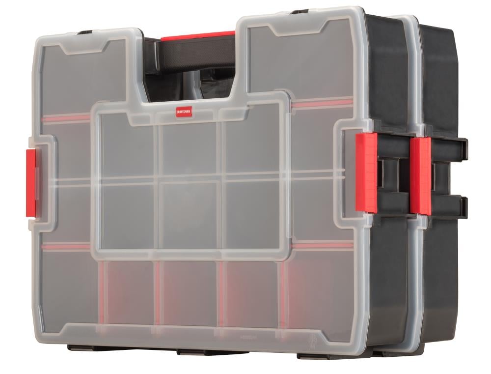 Craftsman 3-Pack 10-Compartment Plastic Small Parts Organizer | CMST60964M