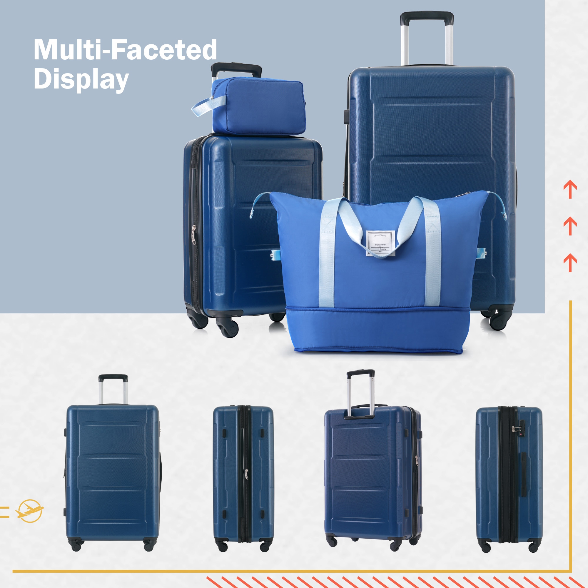 SINOFURN SYD9200004BL Luggage-And-Luggage-Sets - View #9
