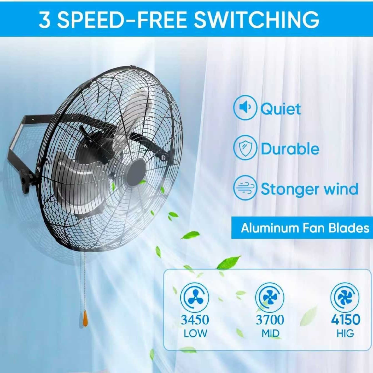 Maxcuum WMFAN-OW14 Wall-Mounted-Fans - View #3