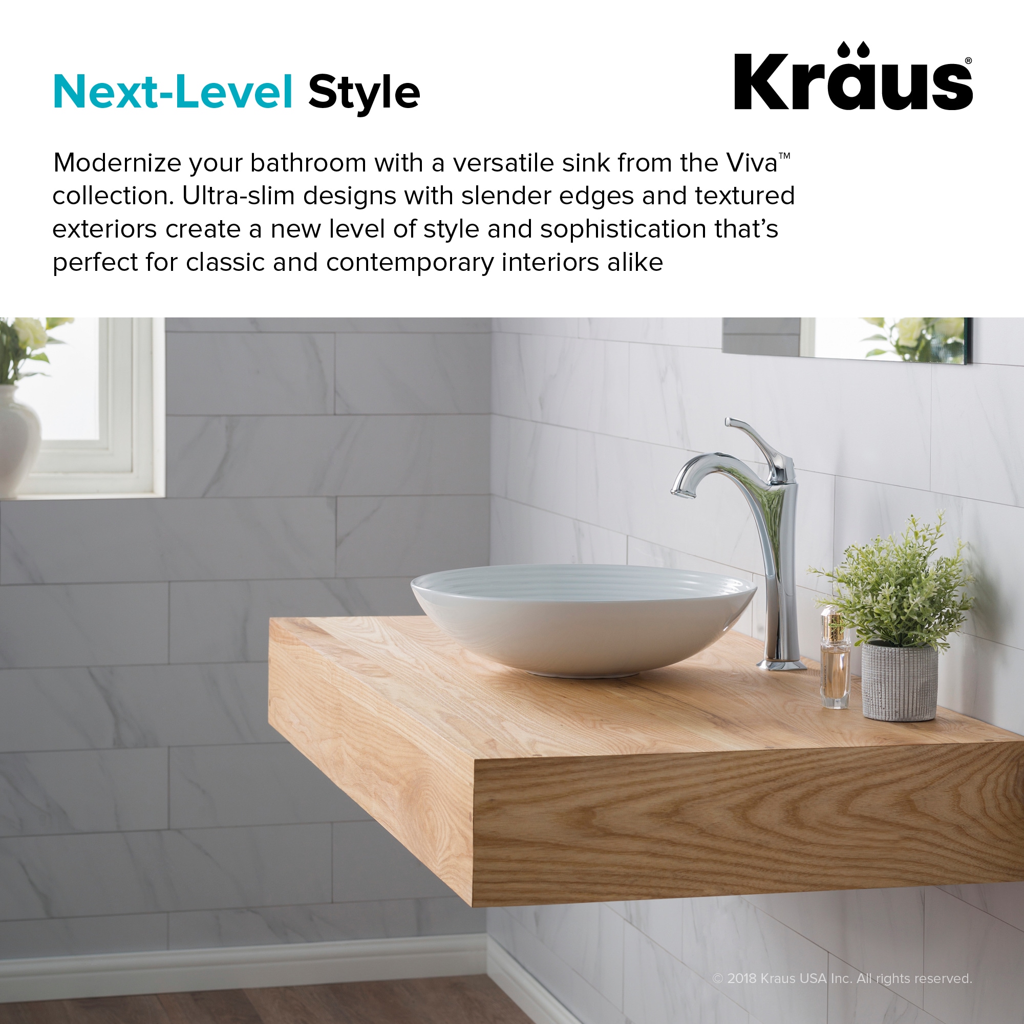 Kraus KCV-203GWH Bath-Sink - View #7