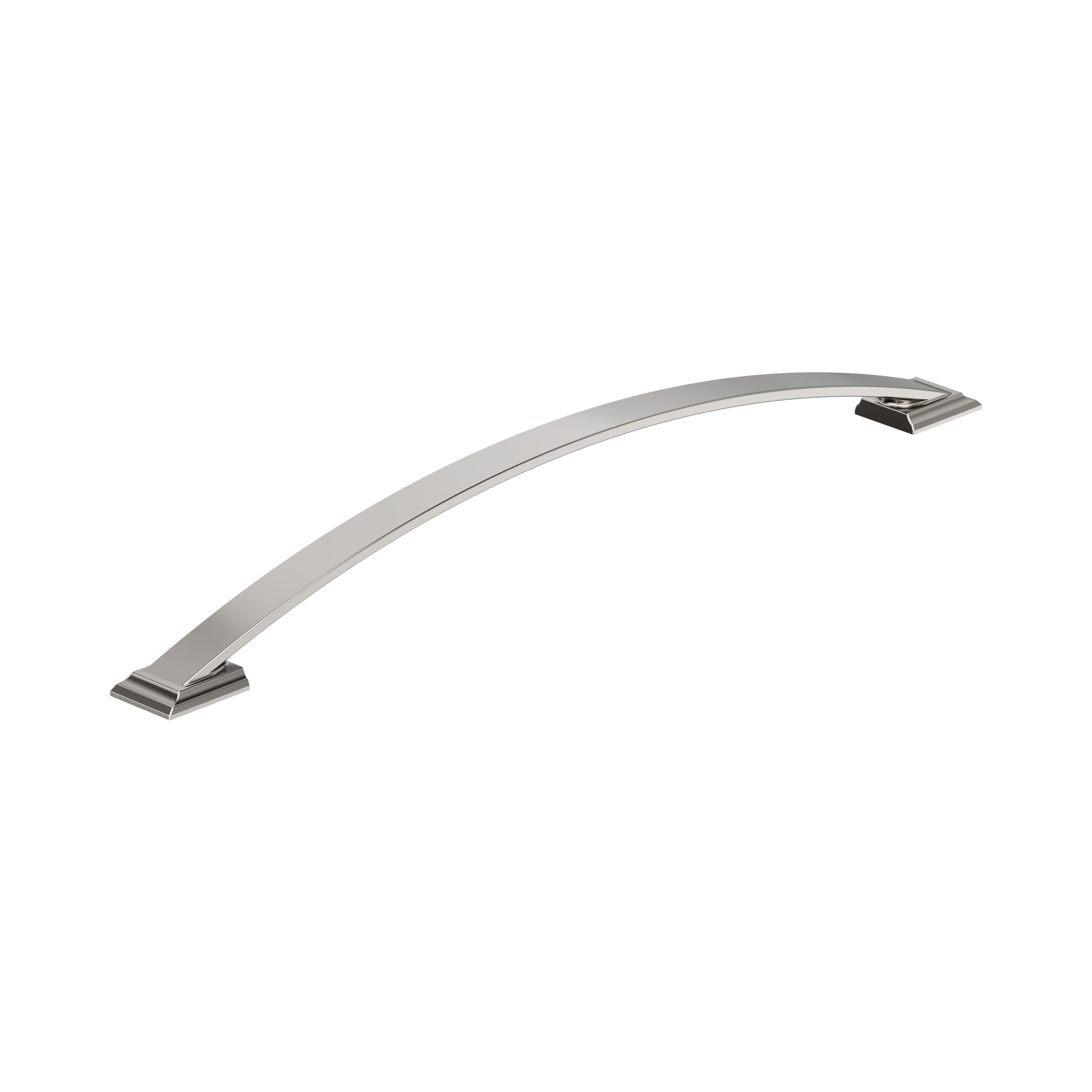 Polished Nickel 12-5/8 inch Modern Cabinet Bar Pull