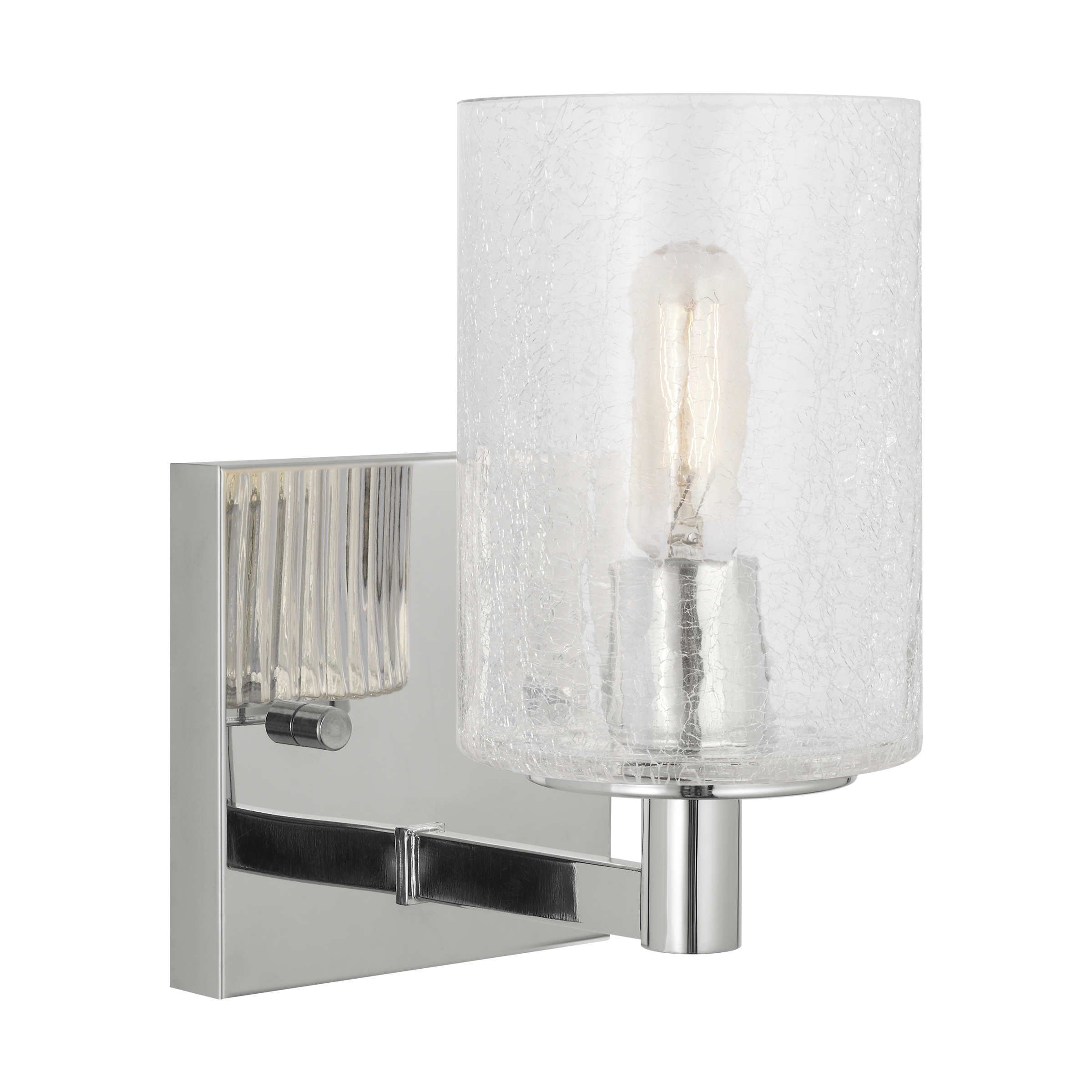 Generation Lighting GLV1031CH Parker 4.75-in 1 -Light Chrome Transitional Vanity light