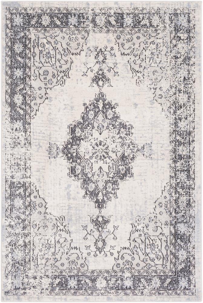Surya EIS1016-710103 Elise 8 X 10 (ft) Black Medallion Oriental Area Rug