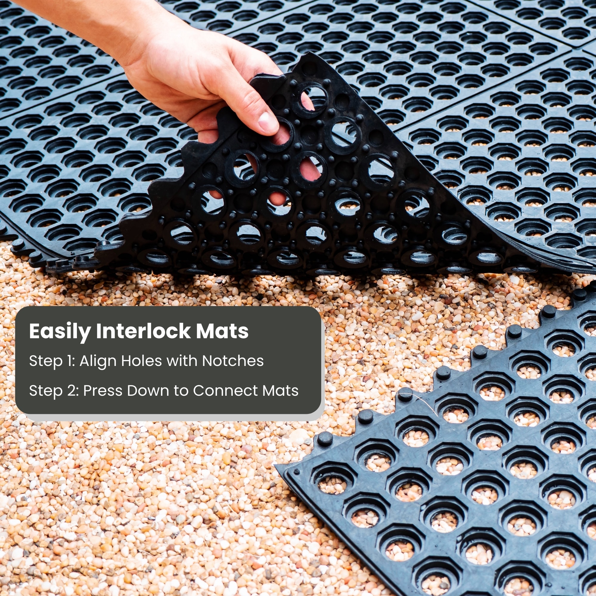 Stop-N-Dry  Industrial Rubber Anti-Fatigue Mats, Dock Bumpers