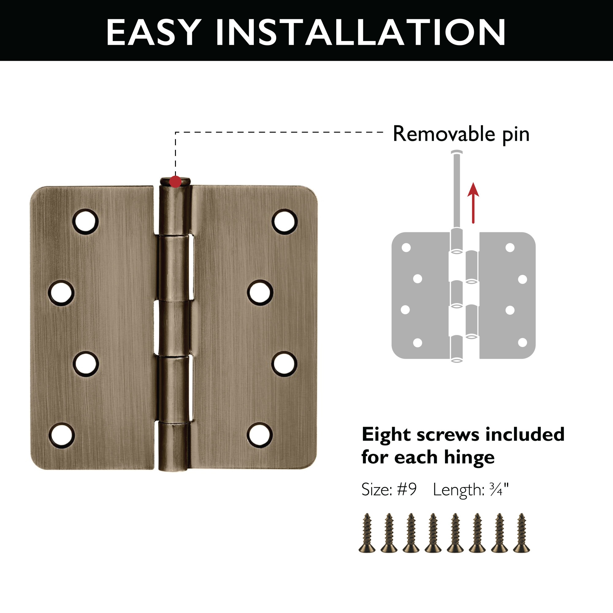 Design House 186080 Entry-Door-Hinges - View #3