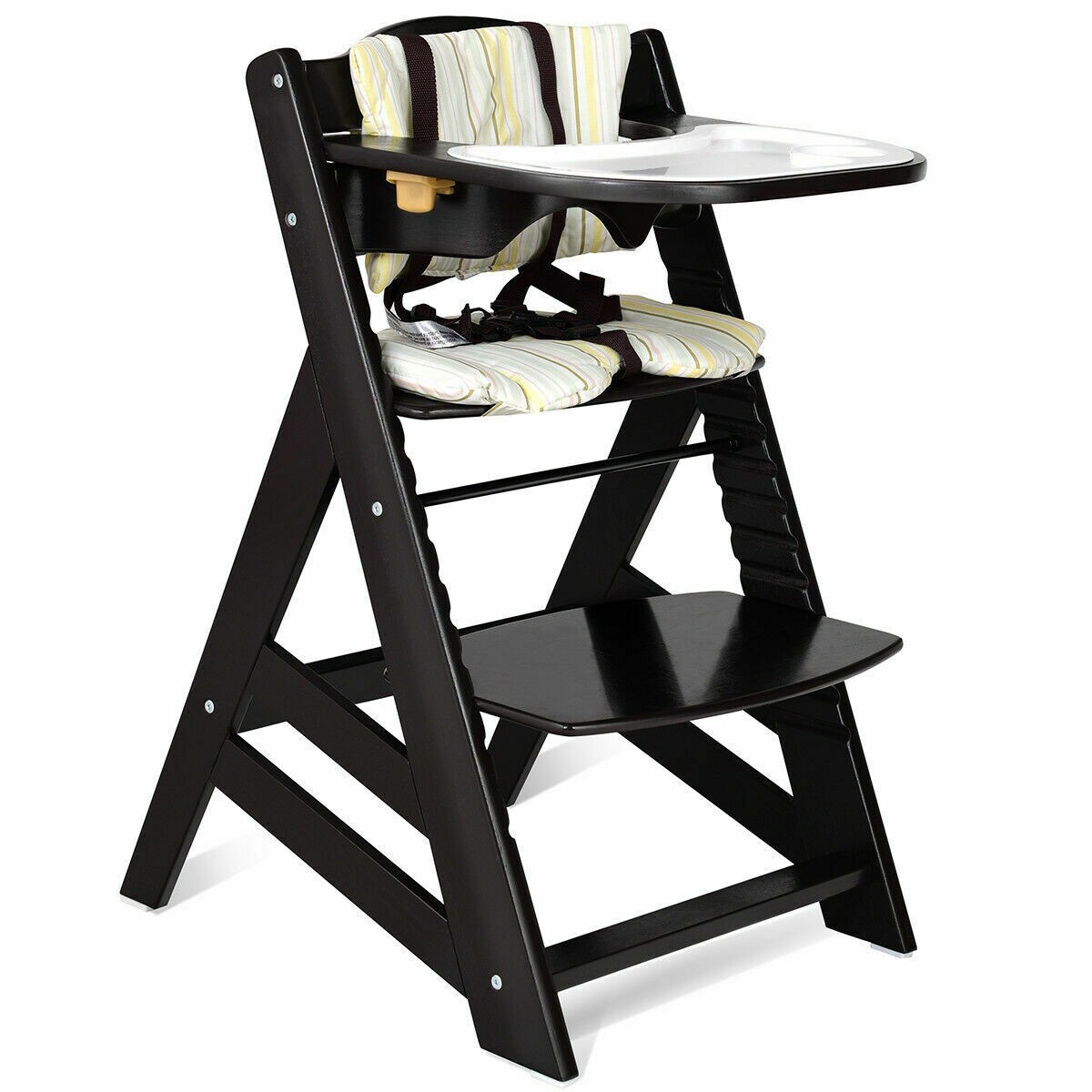 CASAINC WF-HYSN-4837 32-in Dark Brown Kids High Chair