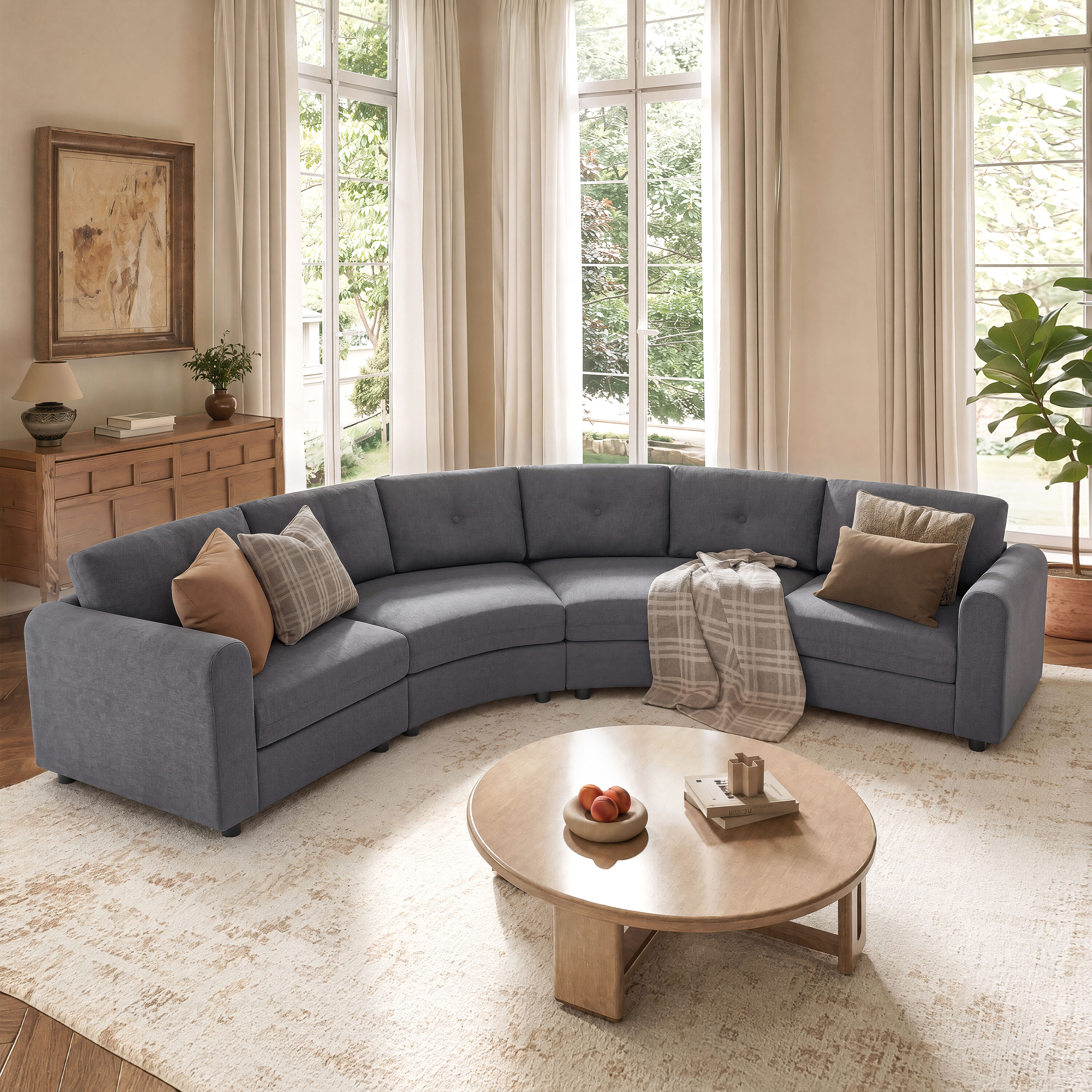 ModernLuxe L3P-N723S9821C Sofas-Loveseats - View #2