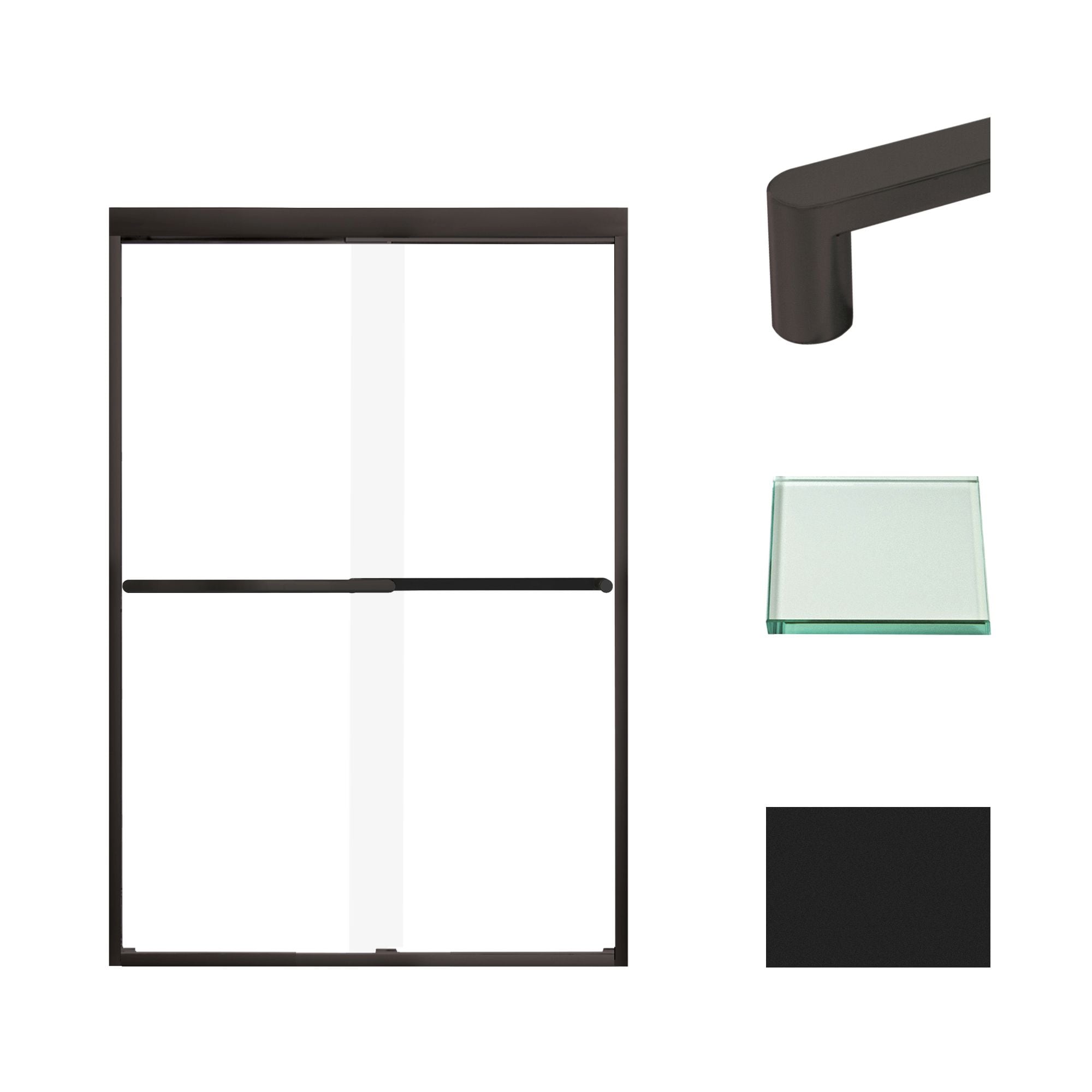 Transolid FBPT487008C-R-MB Shower-Doors - View #2