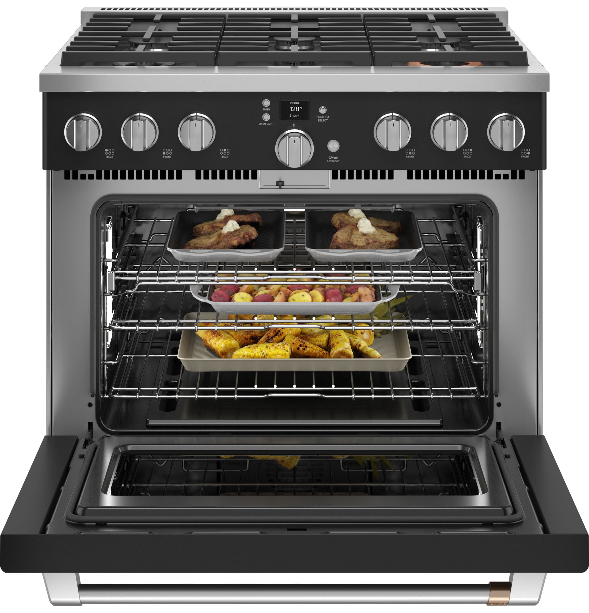 Cafe CGY366P3TD1 Freestanding-Gas-Ranges - View #2