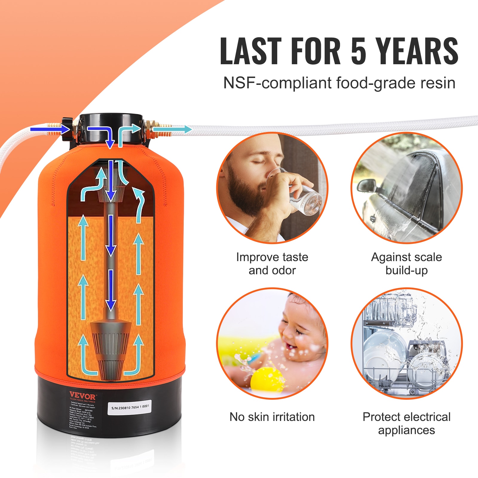 VEVOR FCRSQ16000GR44Y1IV0 Water-Softeners - View #4