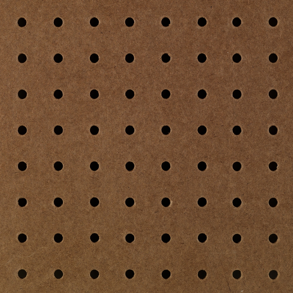 Hardboard Pegboard in Brown (47.75-in W x 95.75-in H) in the Pegboard &  Accessories department at