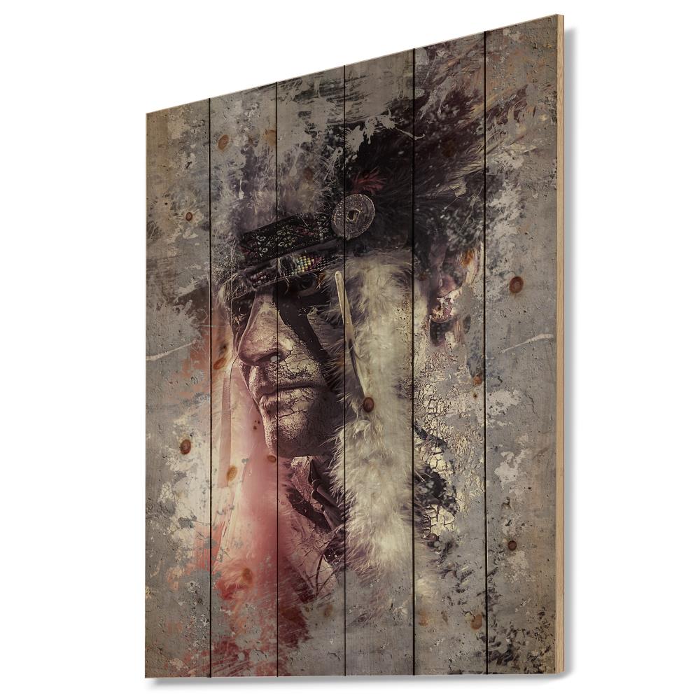 Designart WD7814-36-46 46-Inches H x 36-Inches W Modern Wood Print