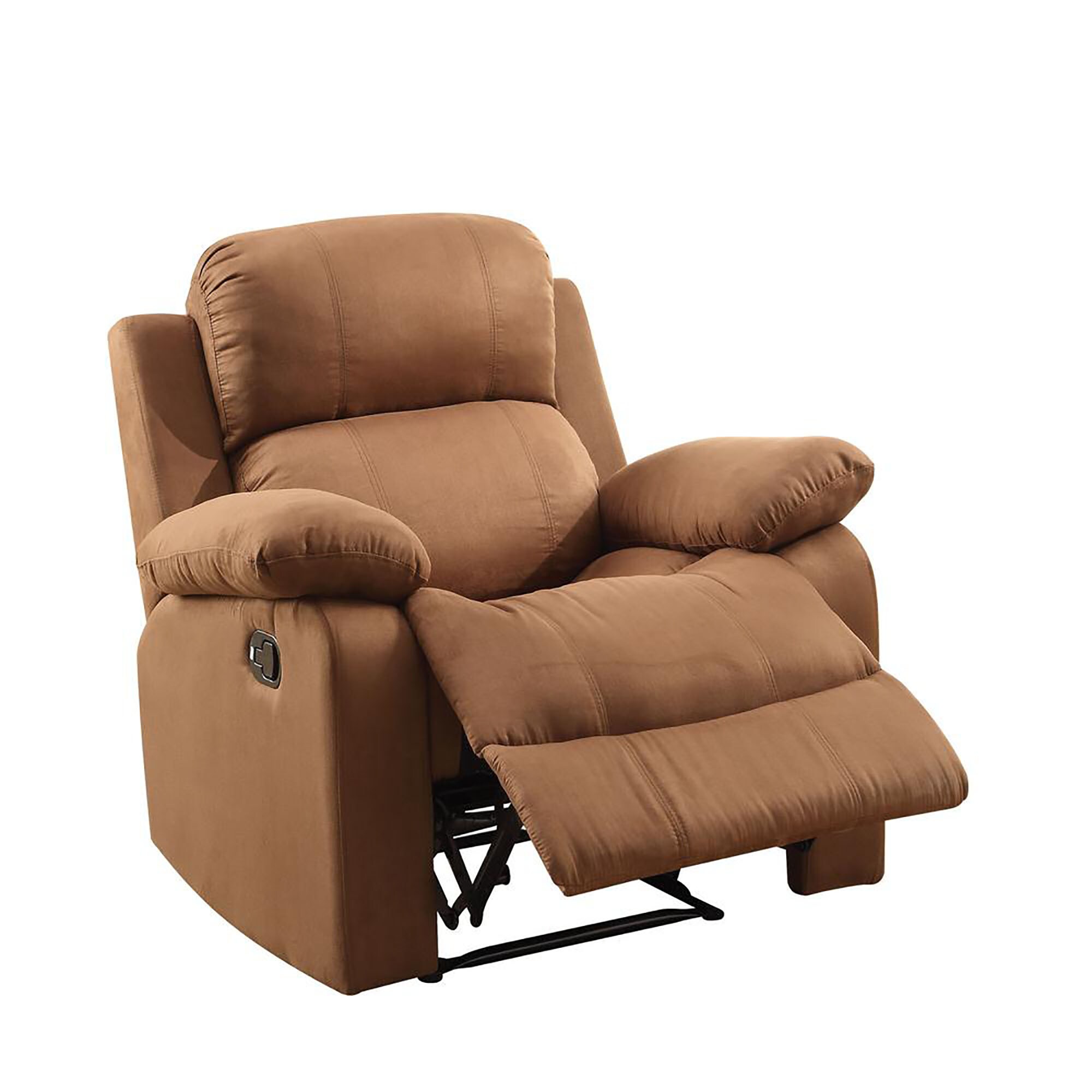 CASAINC WF-ER001-BR Brown Polyester Upholstered Powered Reclining Recliner with Lift Assistance
